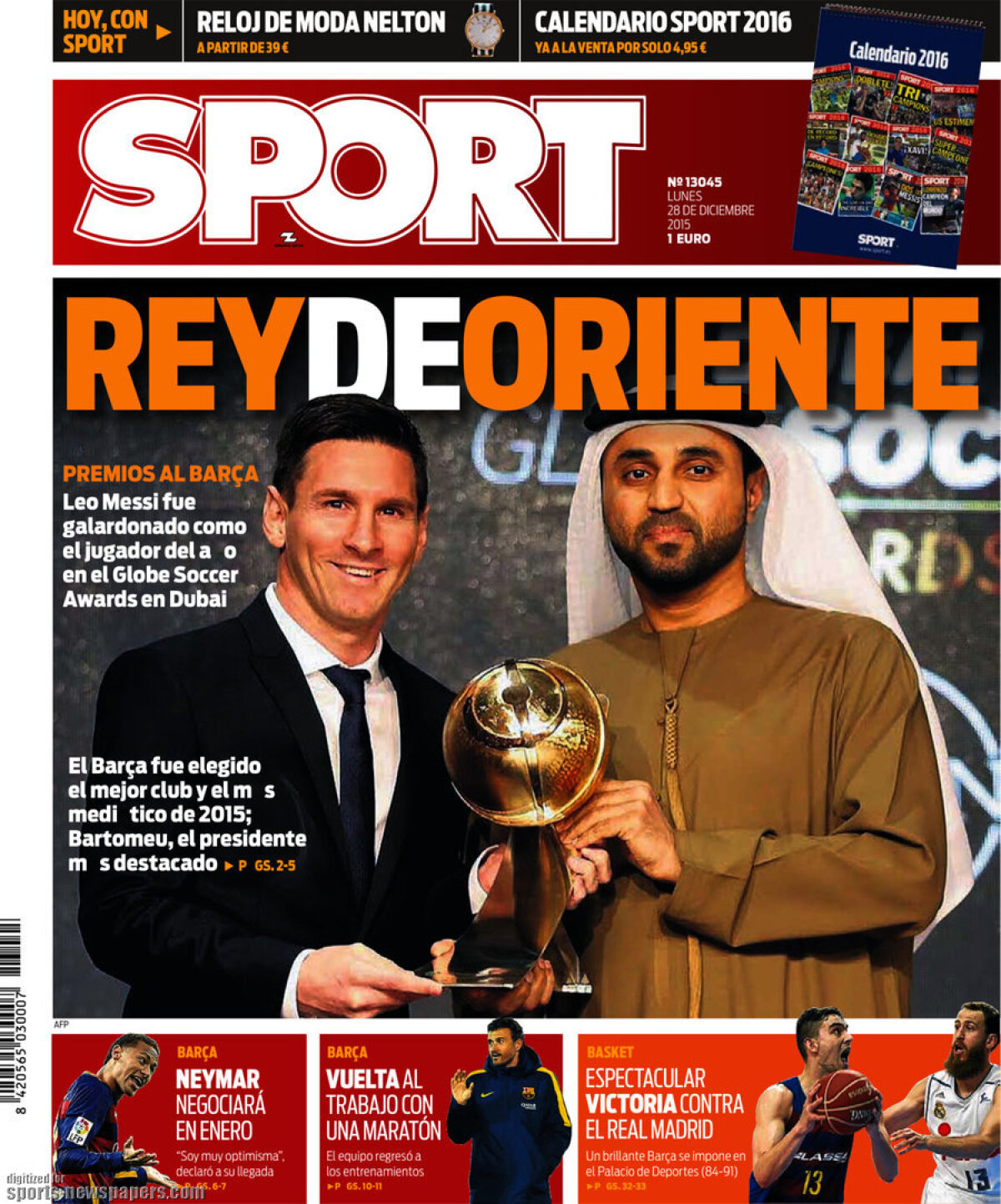 Ce scriu azi ziarele de sport din lume (28 decembrie 2015)