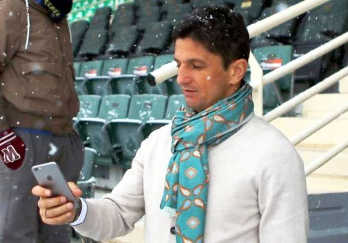 FOTO Echipa lui Răzvan Lucescu n-a putut juca în campionat » Meciul s-a amînat din cauza zăpezii