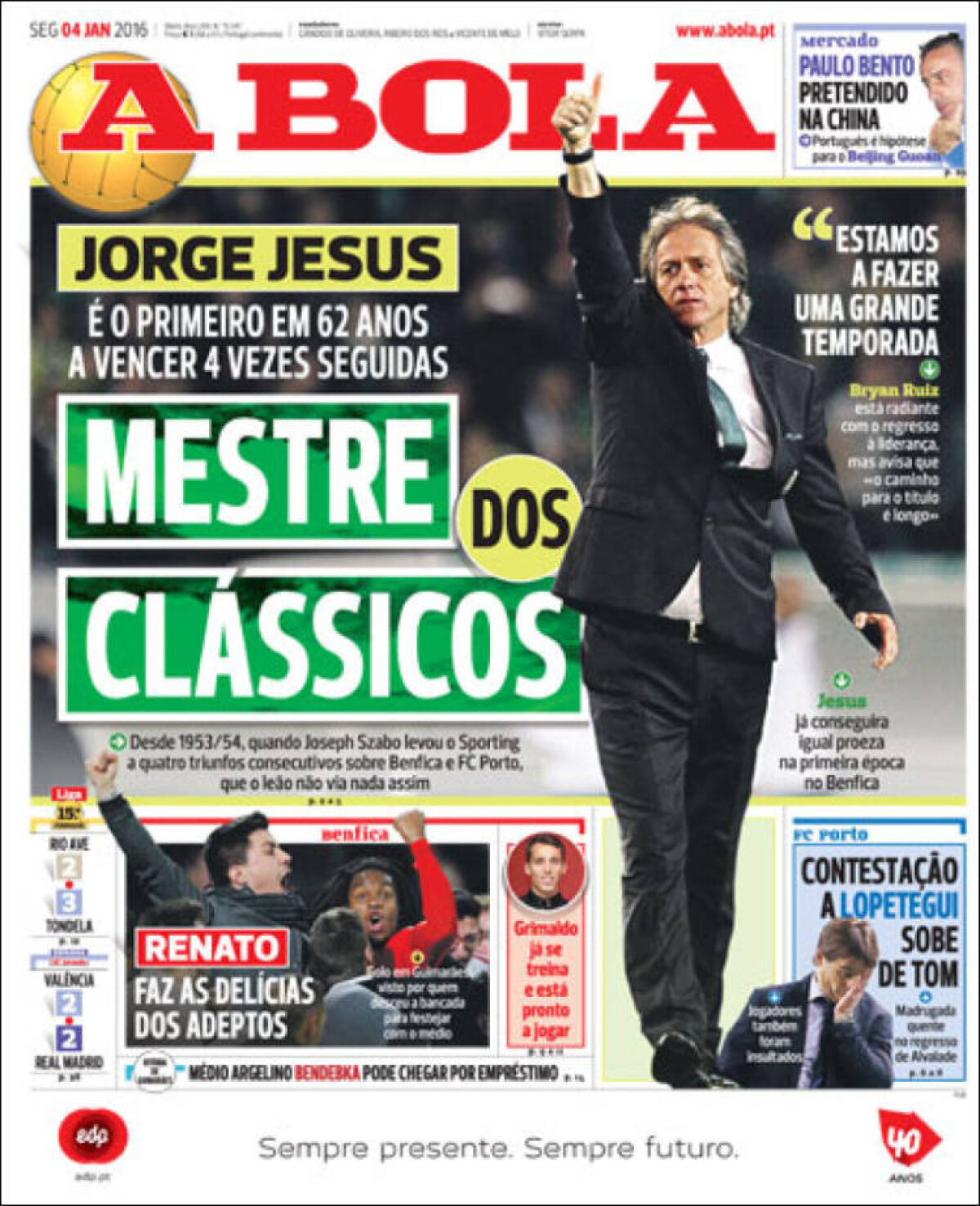 Ce scriu azi ziarele de sport din lume (4 ianuarie 2016)