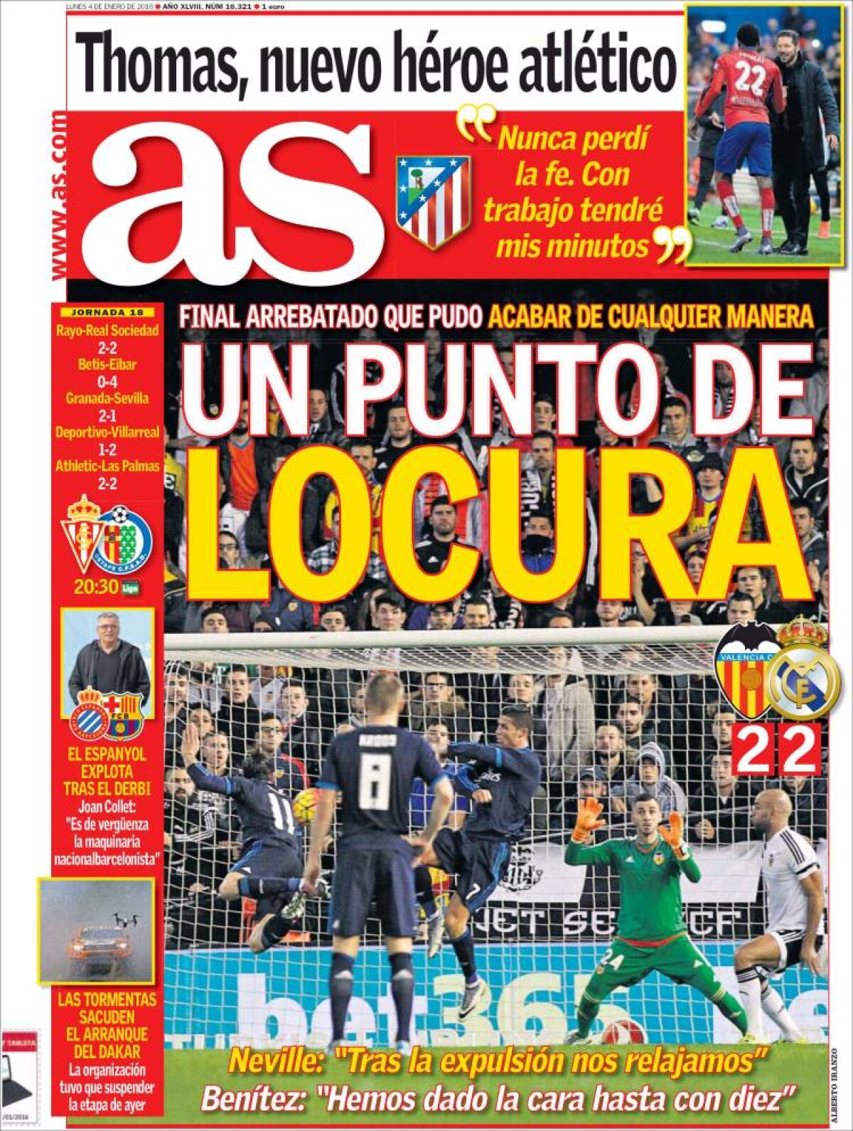 Ce scriu azi ziarele de sport din lume (4 ianuarie 2016)