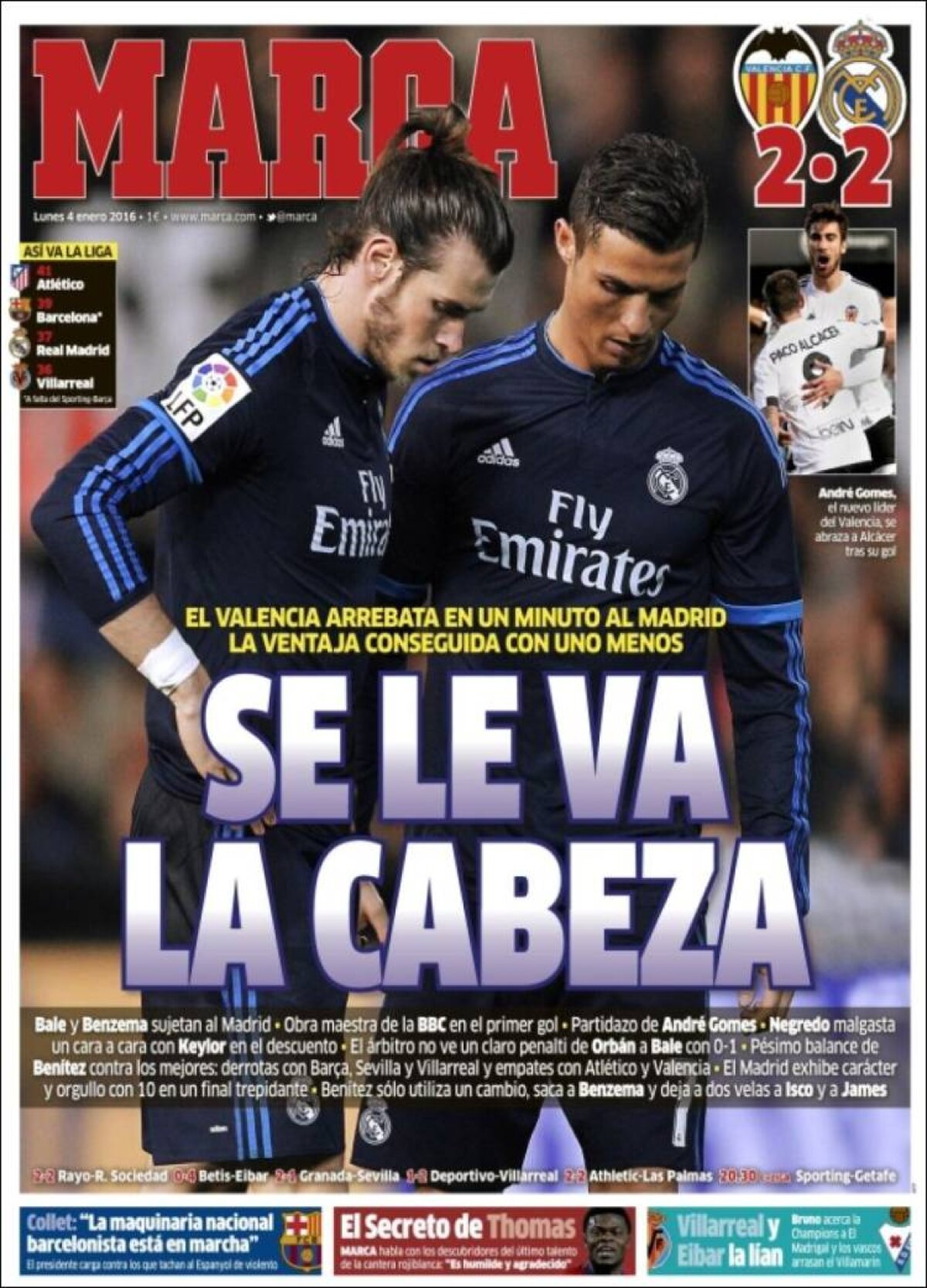 Ce scriu azi ziarele de sport din lume (4 ianuarie 2016)