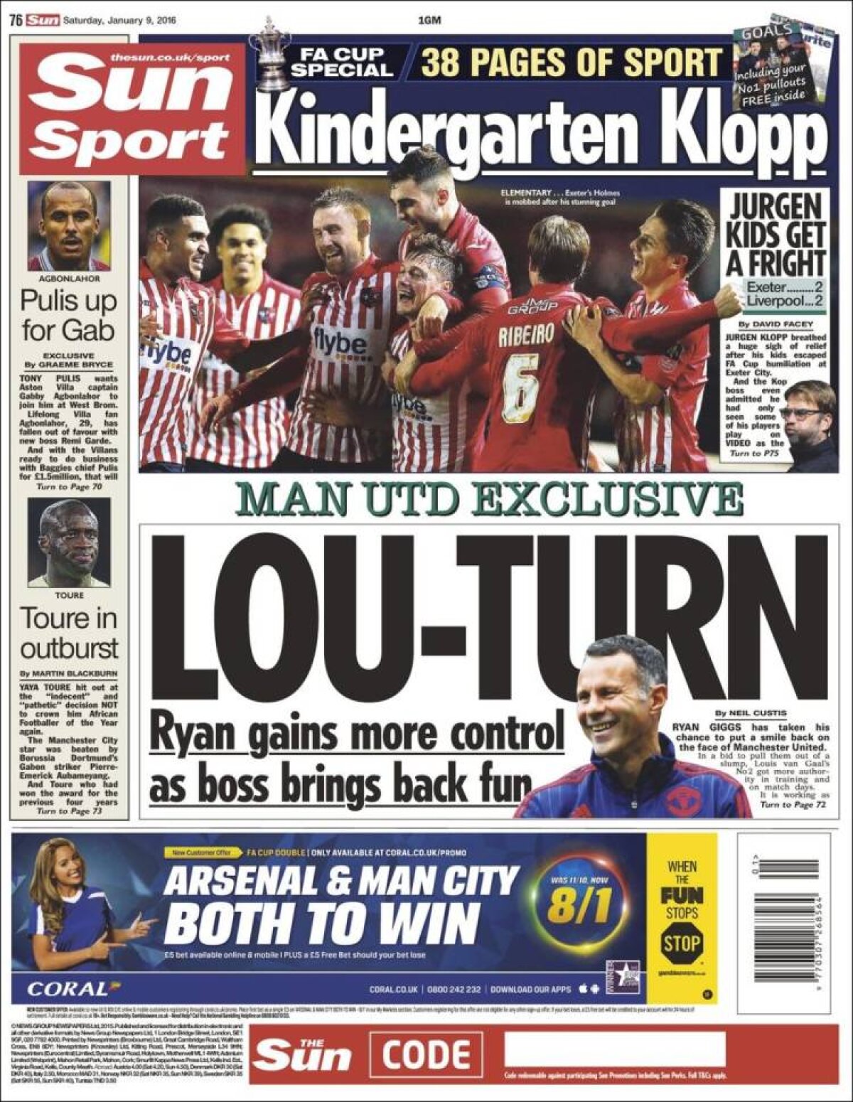 Ce scriu azi ziarele de sport din lume (9 ianuarie 2016)