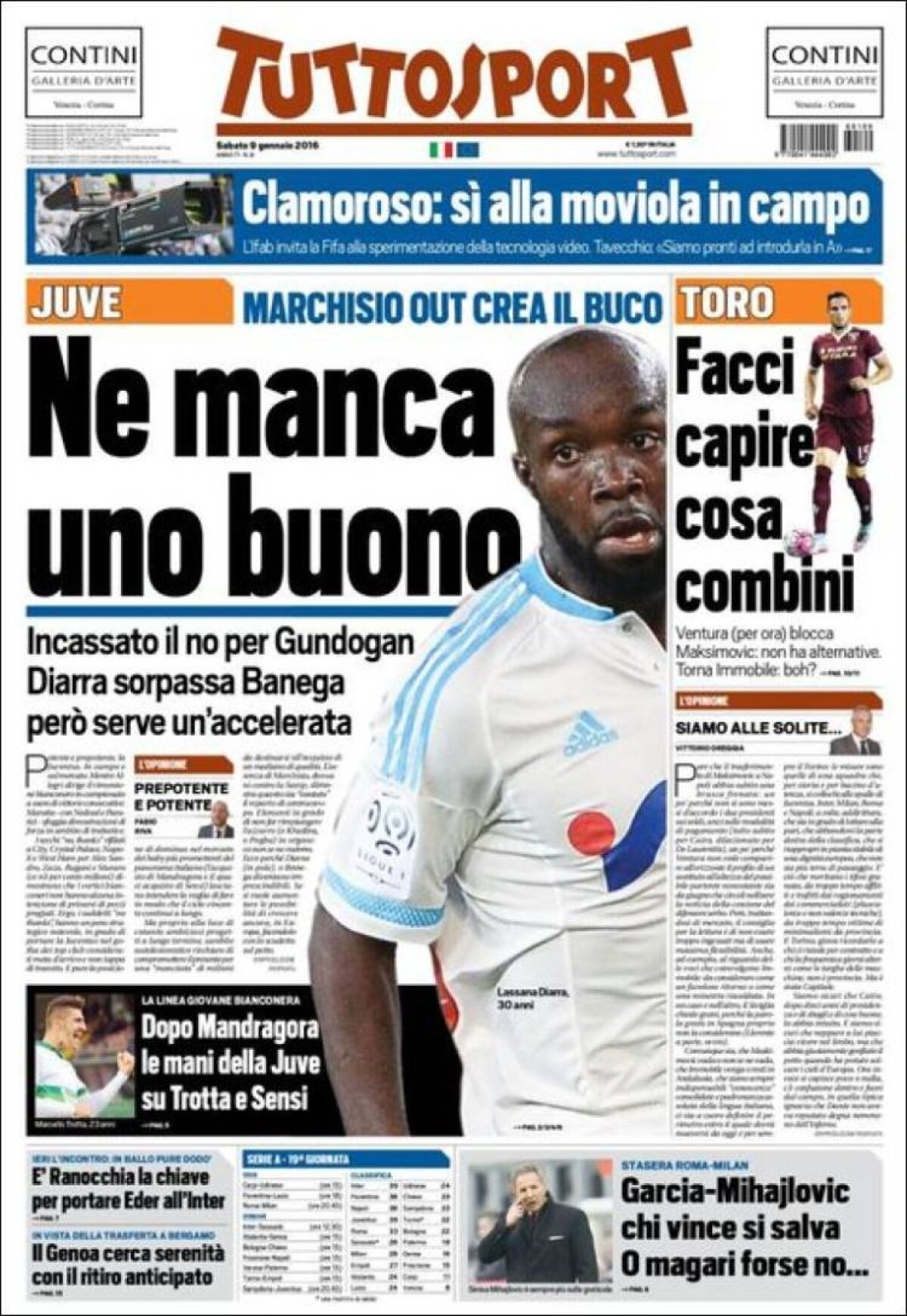 Ce scriu azi ziarele de sport din lume (9 ianuarie 2016)