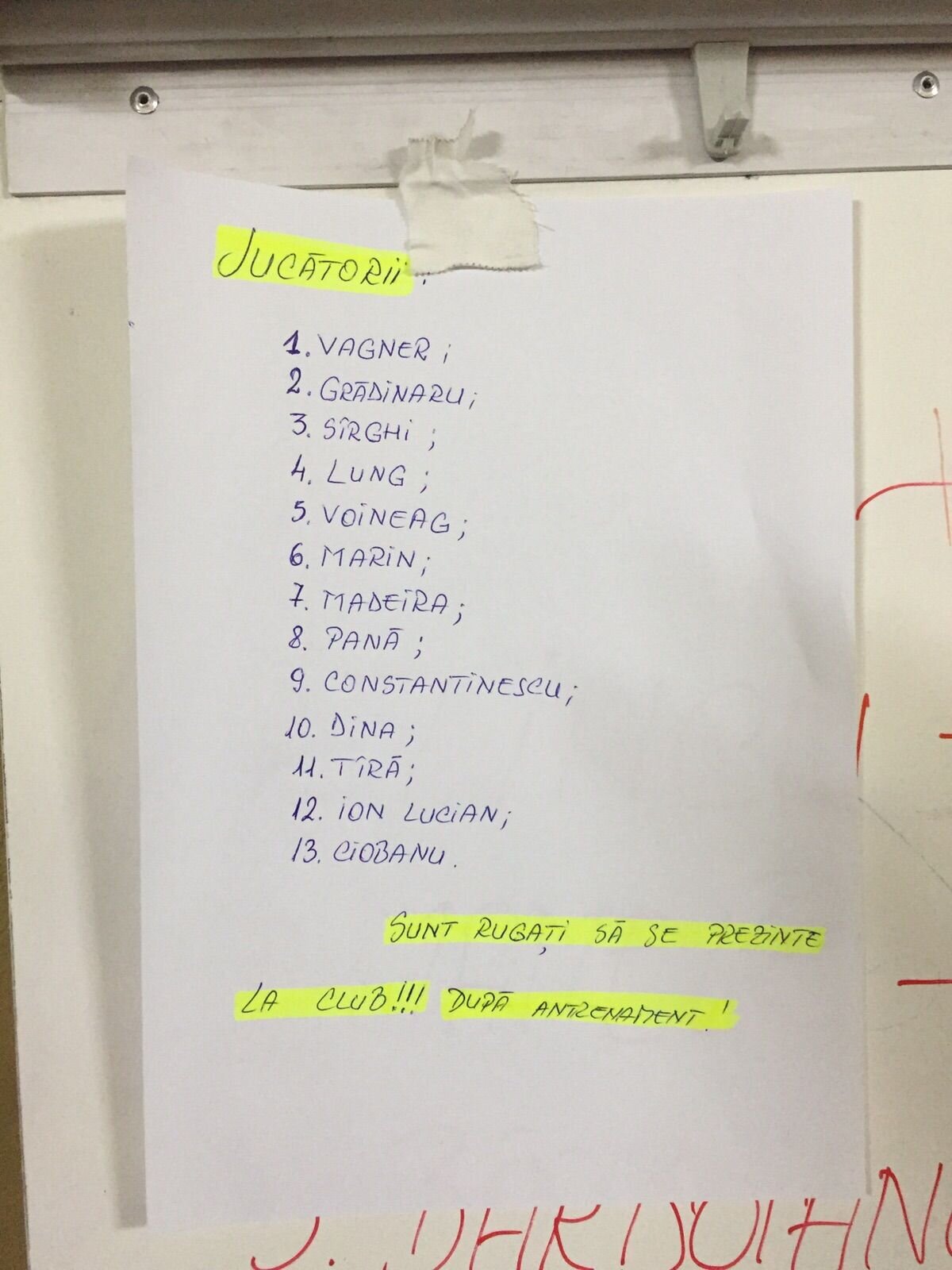 Lista lui "Leucoplast" » Modul inedit în care Falub a pus 13 jucători pe liber la Chiajna