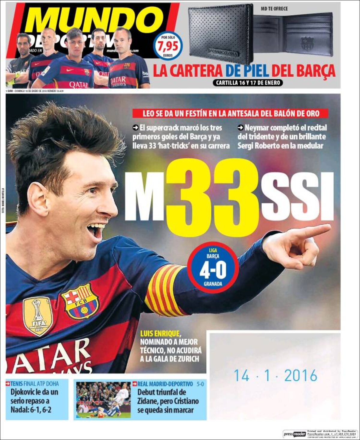 Ce scriu azi ziarele de sport din lume (10 ianuarie 2016)