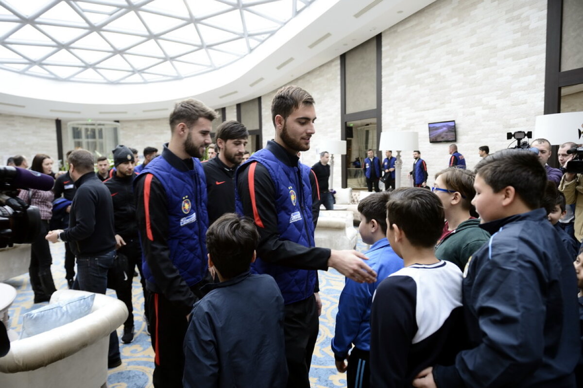 GALERIE FOTO Steliștii, alături de copiii din familiile defavorizate