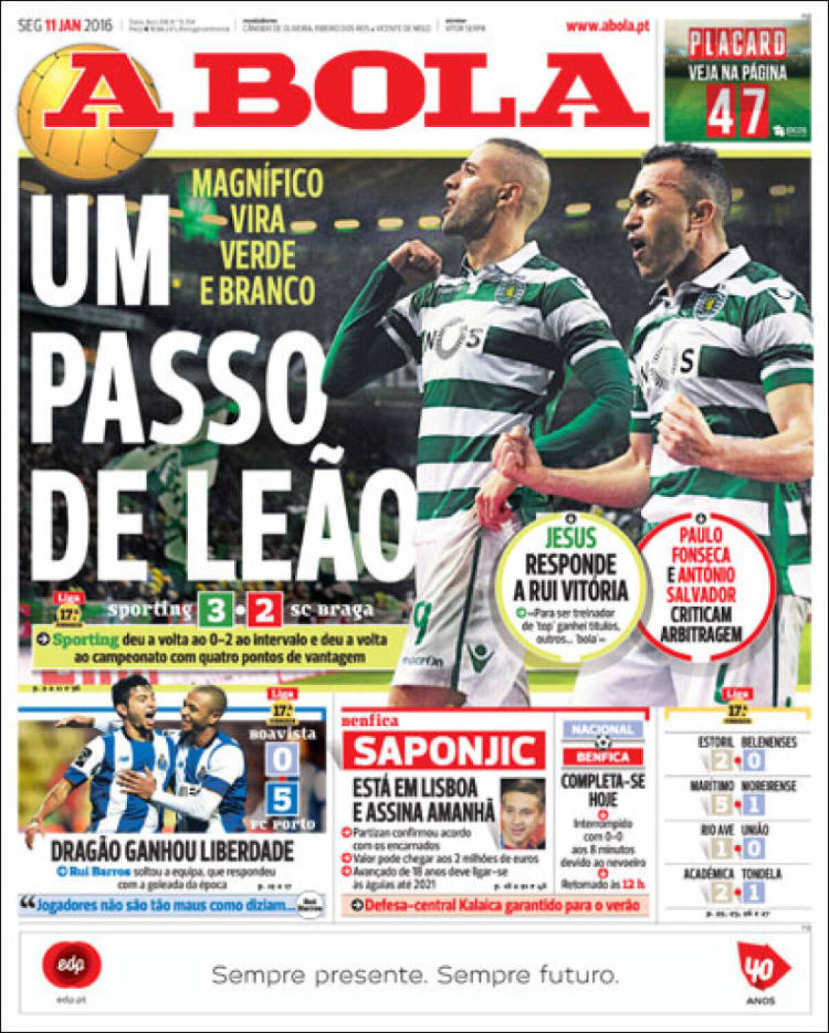 Ce scriu azi ziarele de sport din lume (11 ianuarie 2016)