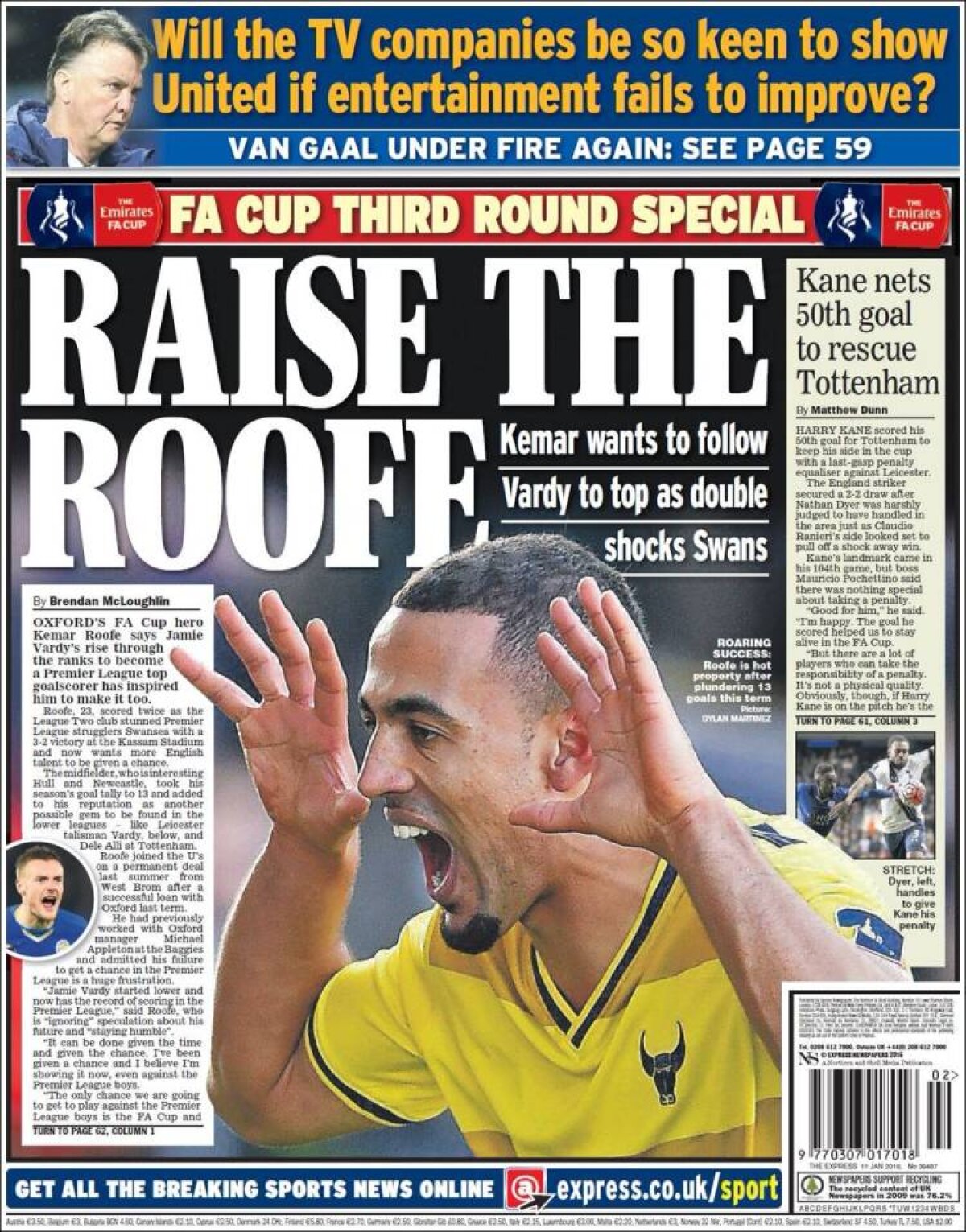 Ce scriu azi ziarele de sport din lume (11 ianuarie 2016)