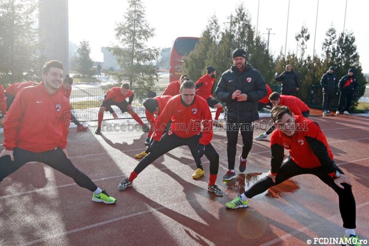 GALERIE FOTO Dinamo s-a reunit azi » Şase nume noi s-au antrenat sub comanda lui Rednic