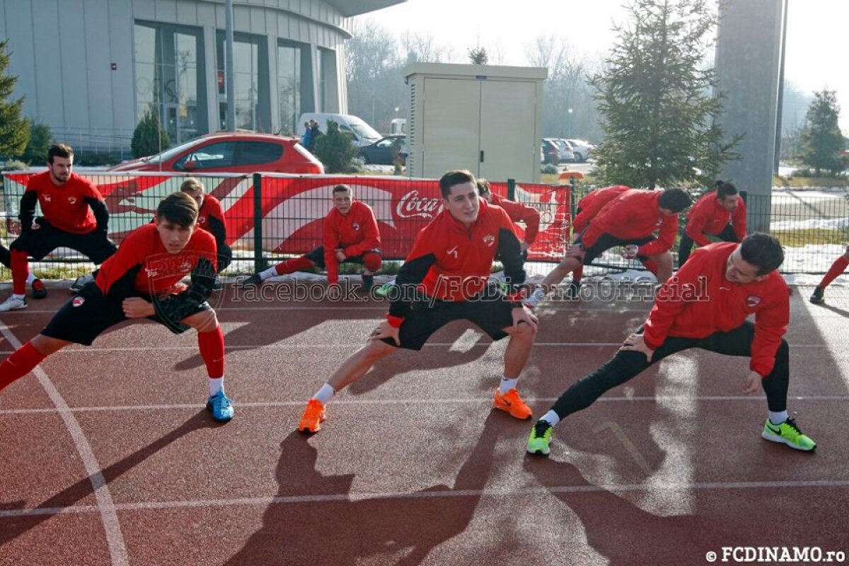 GALERIE FOTO Dinamo s-a reunit azi » Şase nume noi s-au antrenat sub comanda lui Rednic