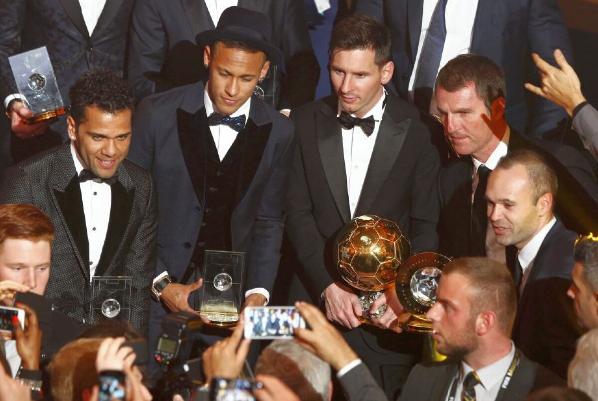 VIDEO+FOTO Messi a cîștigat pentru a cincea oară Balonul de Aur: "Visam la asta de cînd eram copil!"