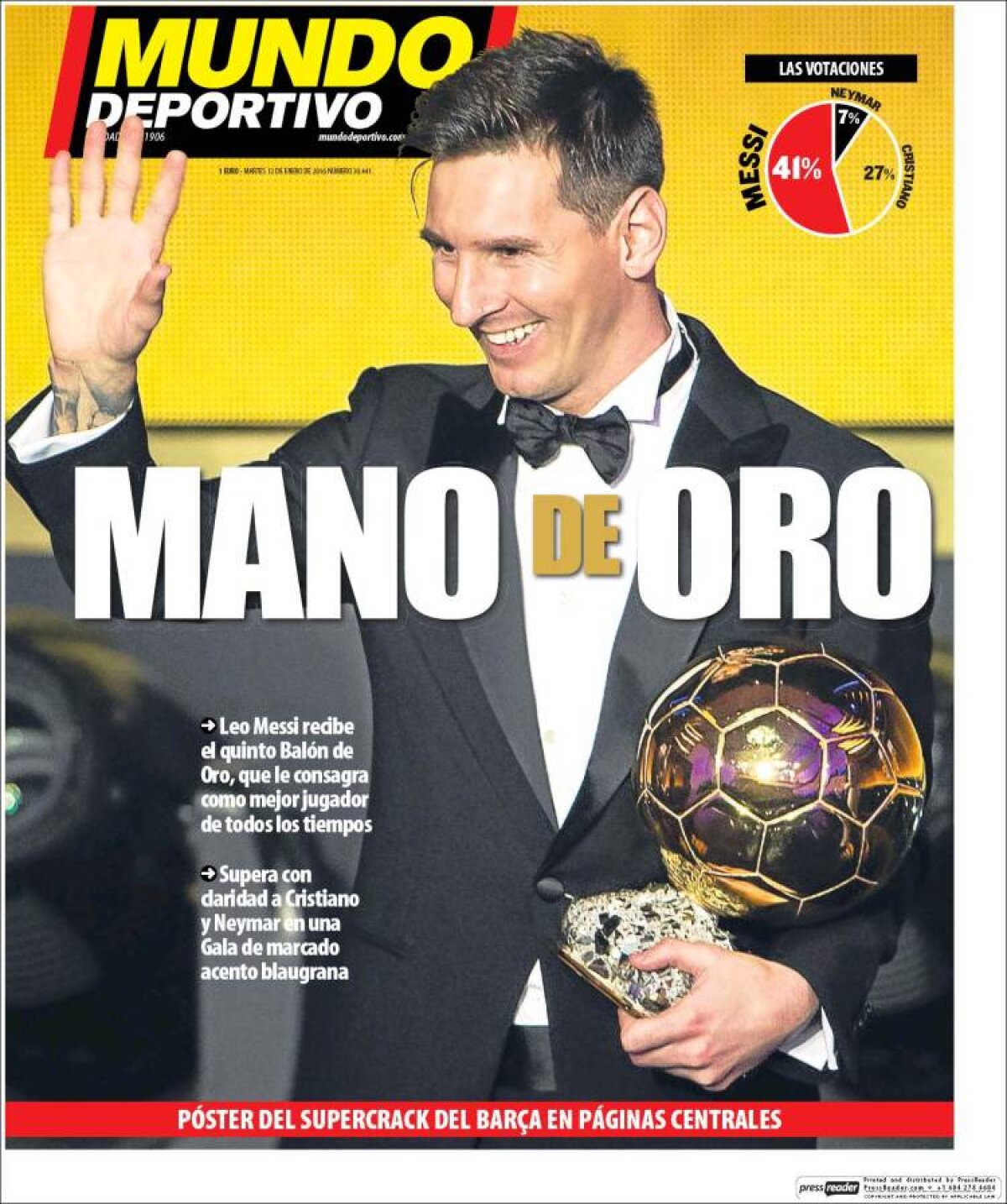 Ce scriu azi ziarele de sport din lume (12 ianuarie 2016)