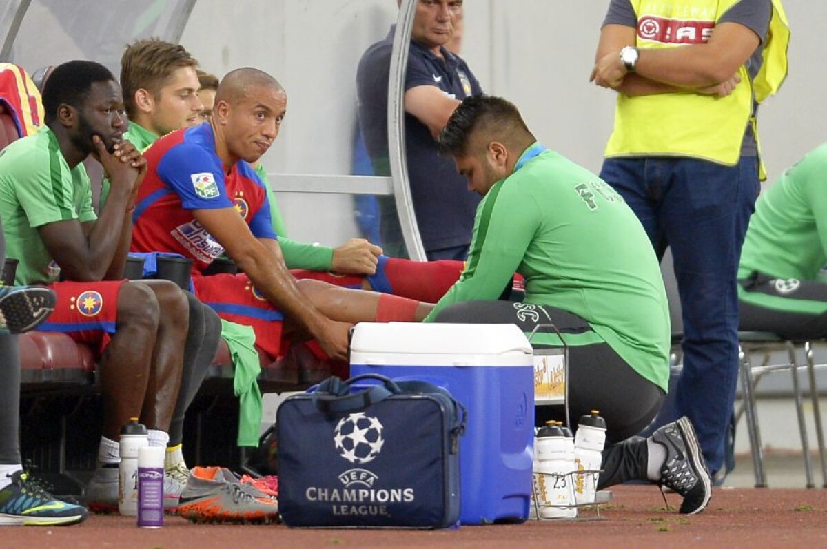 FOTO Miracol pe jumătate! Un fotbalist de bază al Stelei revine mai devreme decît toate estimările