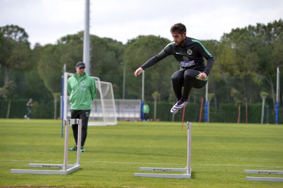 GALERIE FOTO Steliștii au fost puși la jug » Cum a arătat antrenamentul de azi al roș-albaștrilor