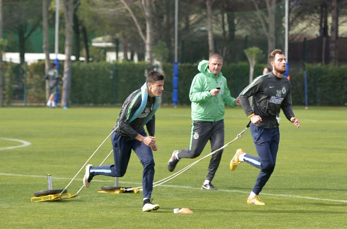 GALERIE FOTO Steliștii au fost puși la jug » Cum a arătat antrenamentul de azi al roș-albaștrilor