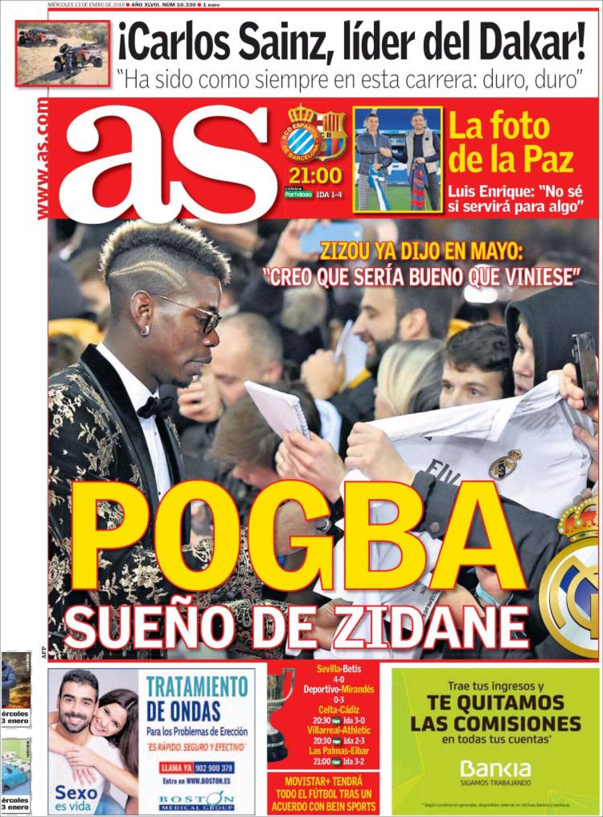 Ce scriu azi ziarele de sport din lume (13 ianuarie 2016)