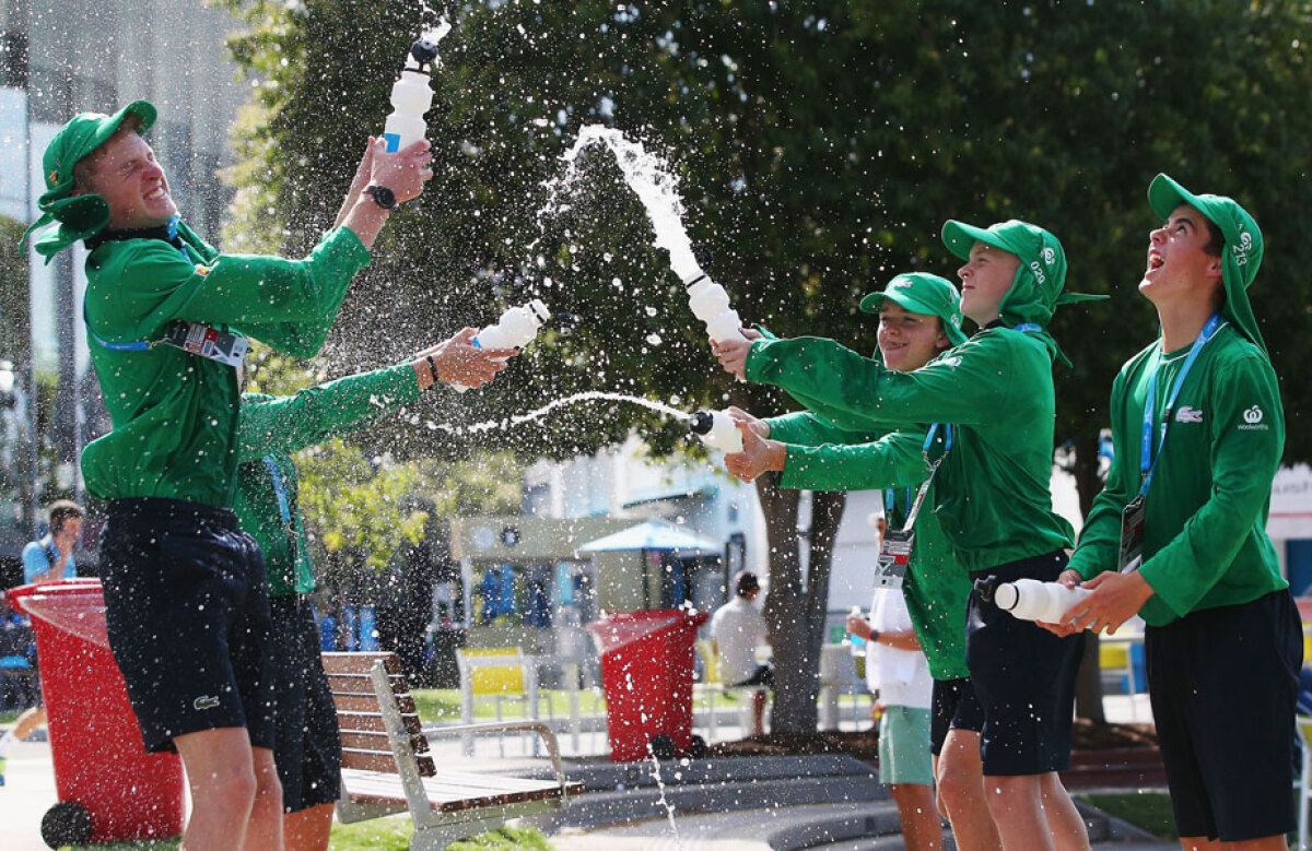 GALERIE FOTO  Infern la Melbourne » Temperaturi de peste 42 °C la meciurile din calificările Australian Open