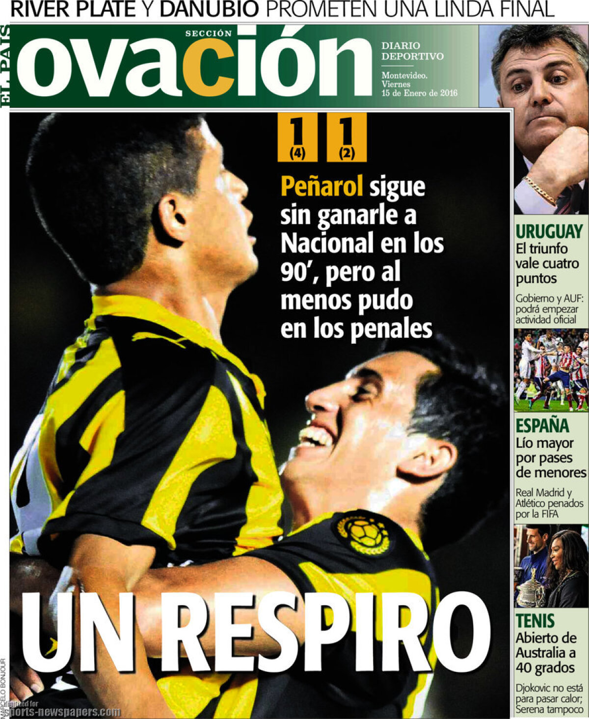 Ce scriu azi ziarele de sport din lume (15 ianuarie 2016)