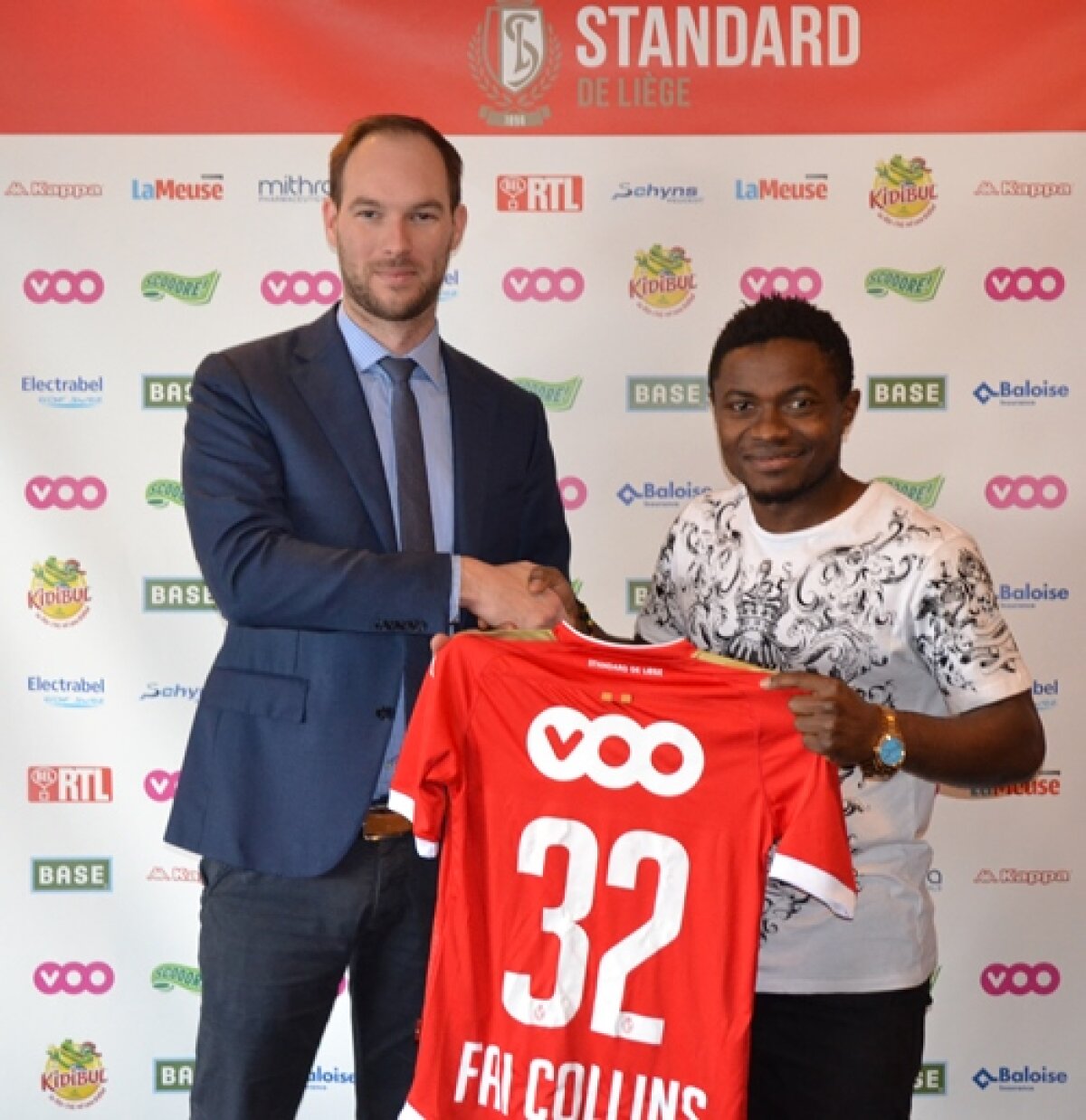 FOTO Fai a fost prezentat la Standard Liege