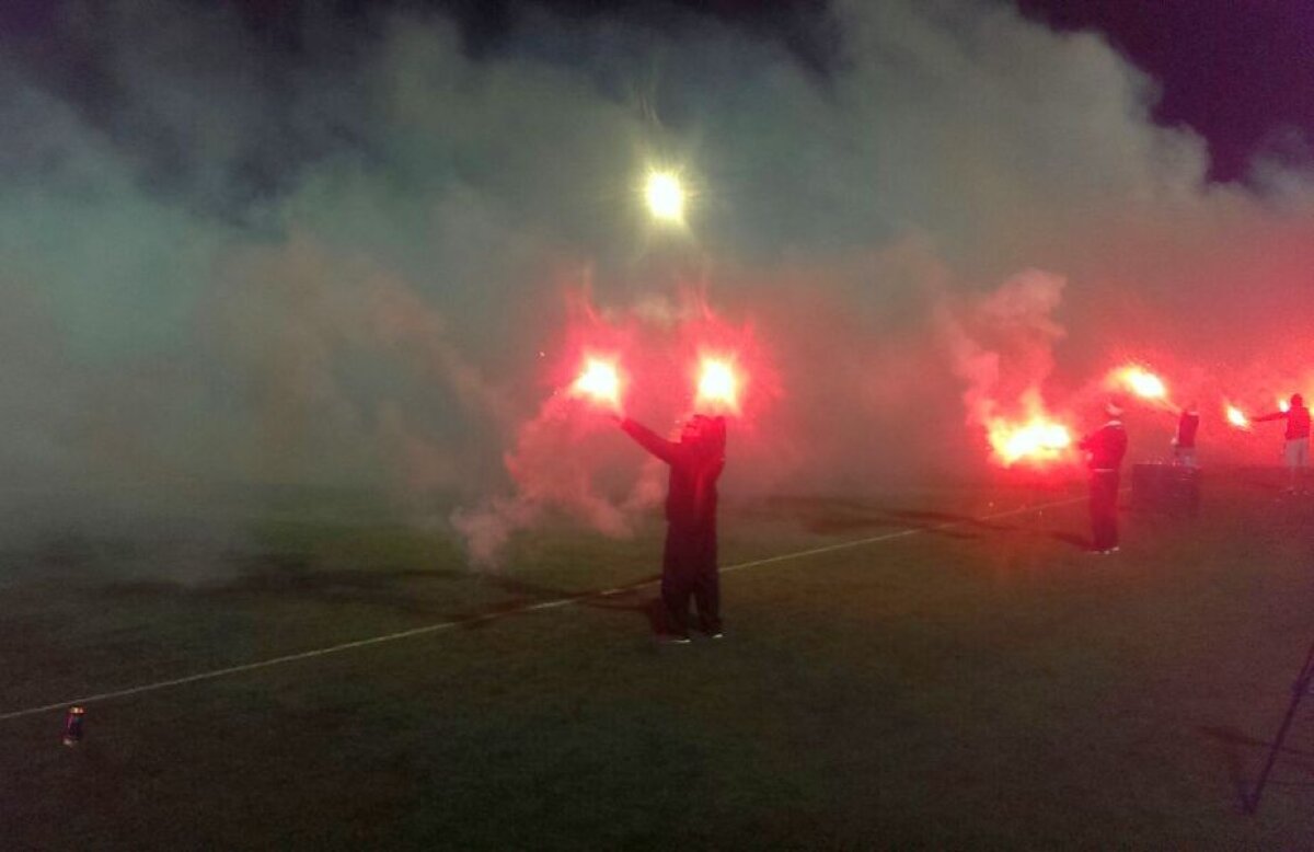 VIDEO+FOTO Amicalul lui CS U Craiova, la un pas de a fi anulat din cauza suporterilor echipei adverse