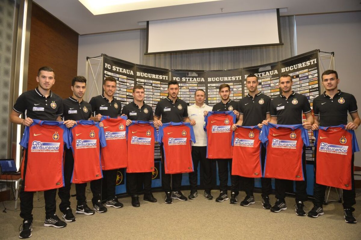 GALERIE FOTO Steaua i-a prezentat pe cei 9 jucători transferați în această iarnă