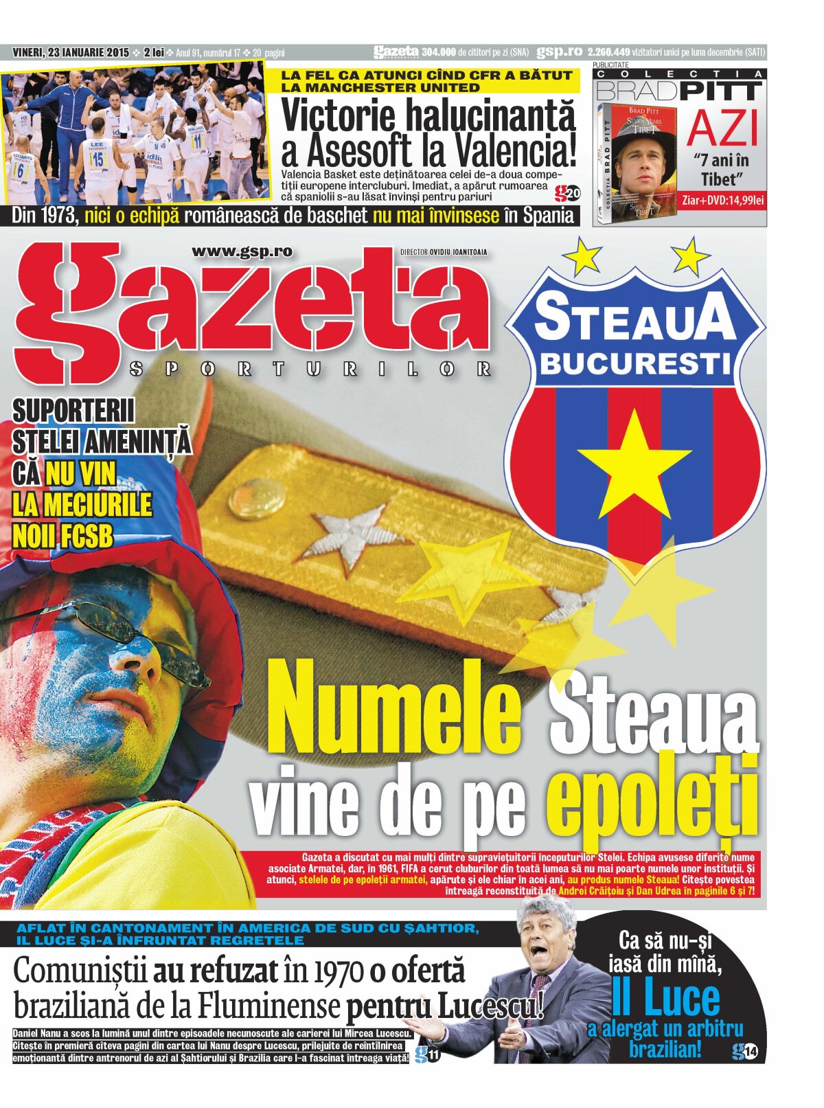 Amical cu brazilienii care au vrut să-l transfere! Il Luce faţă în faţă cu Fluminense: "Voiam să joc pentru ei, dar oficialitățile comuniste nu m-au lăsat!"