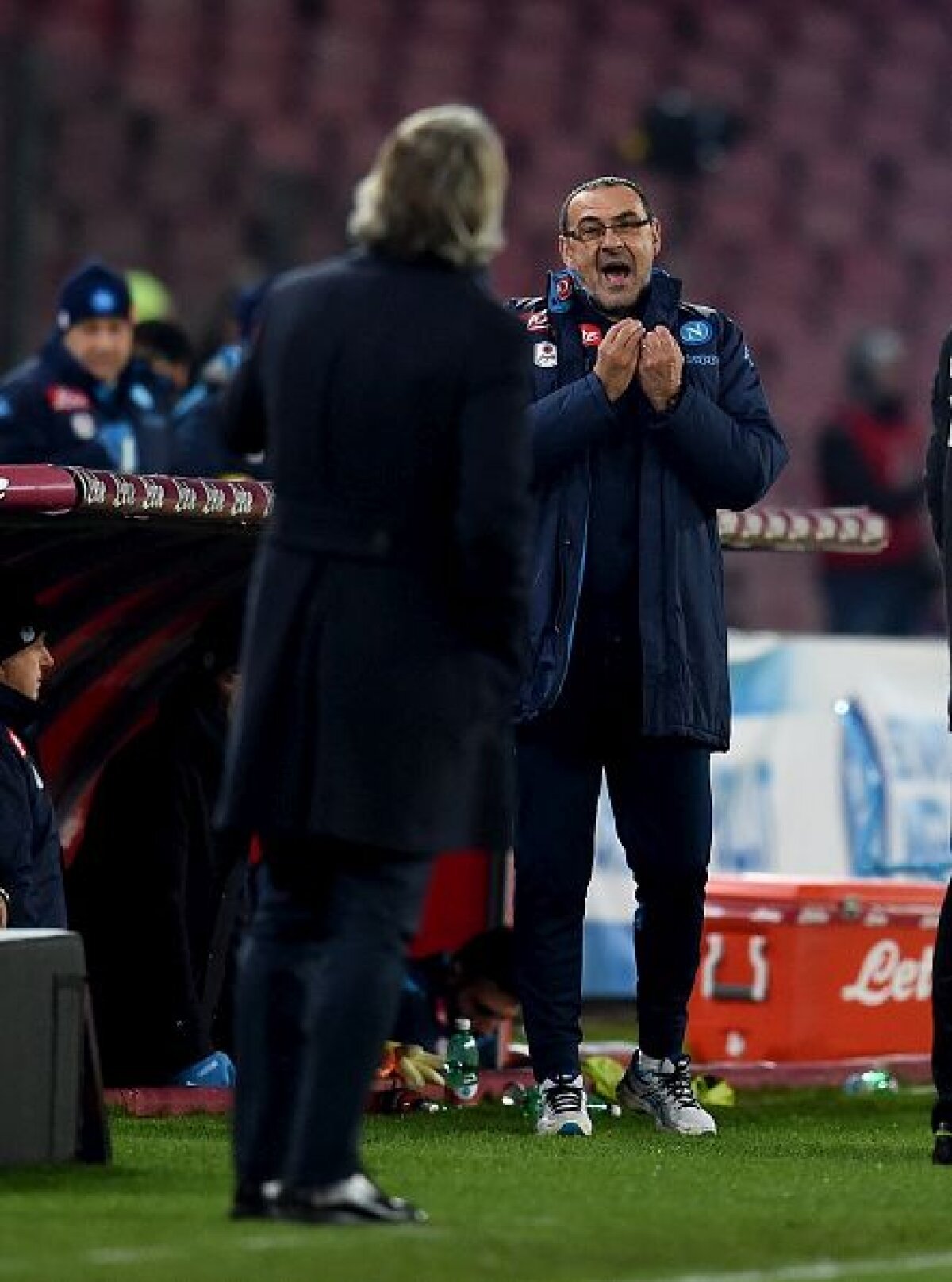 Insultat de Sarri, Mancini acuză după ce Inter a eliminat-o pe Napoli din Cupă: ”Un rasist nu poate antrena!”