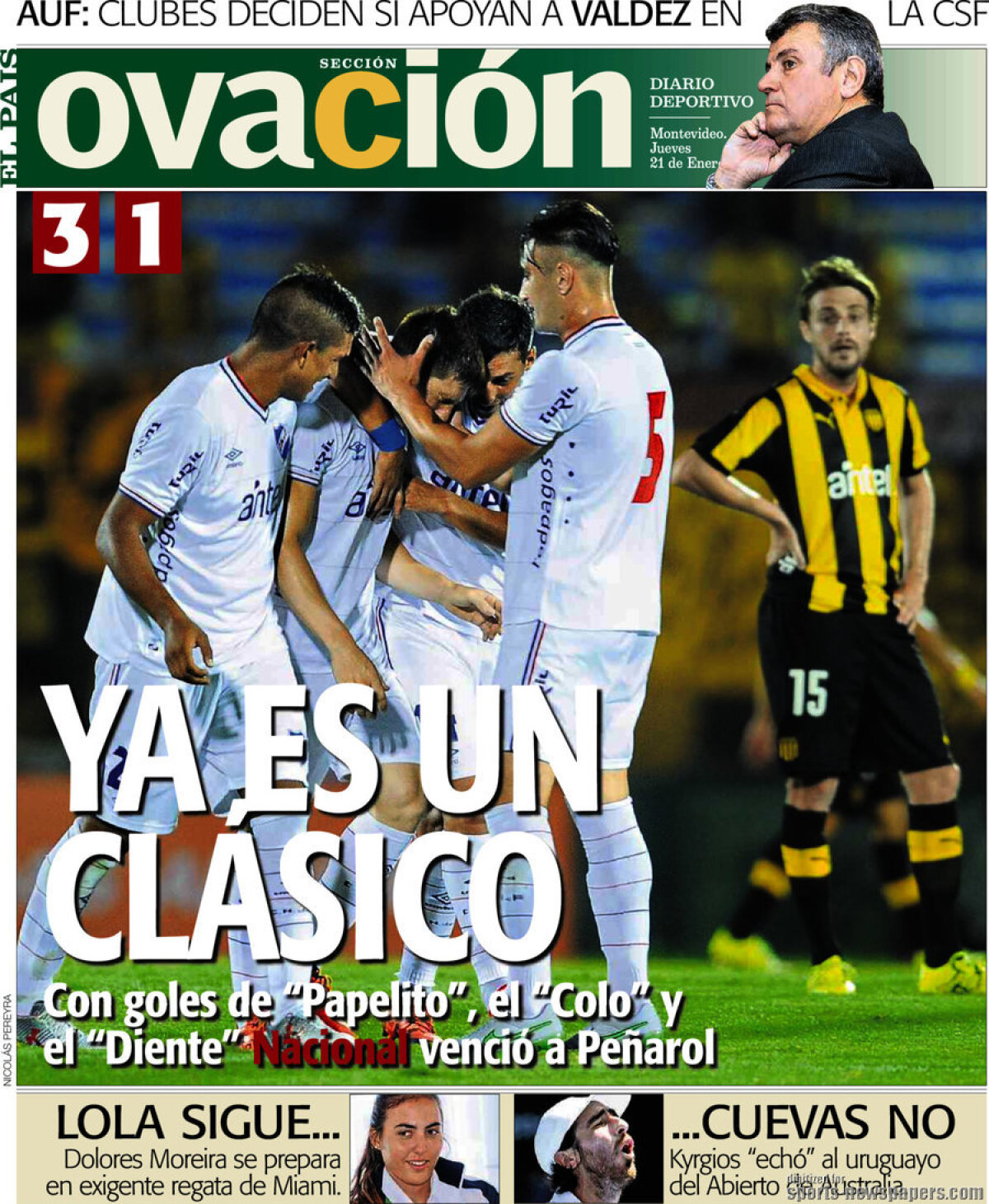 Ce scriu azi ziarele de sport din lume (21 ianuarie 2016)