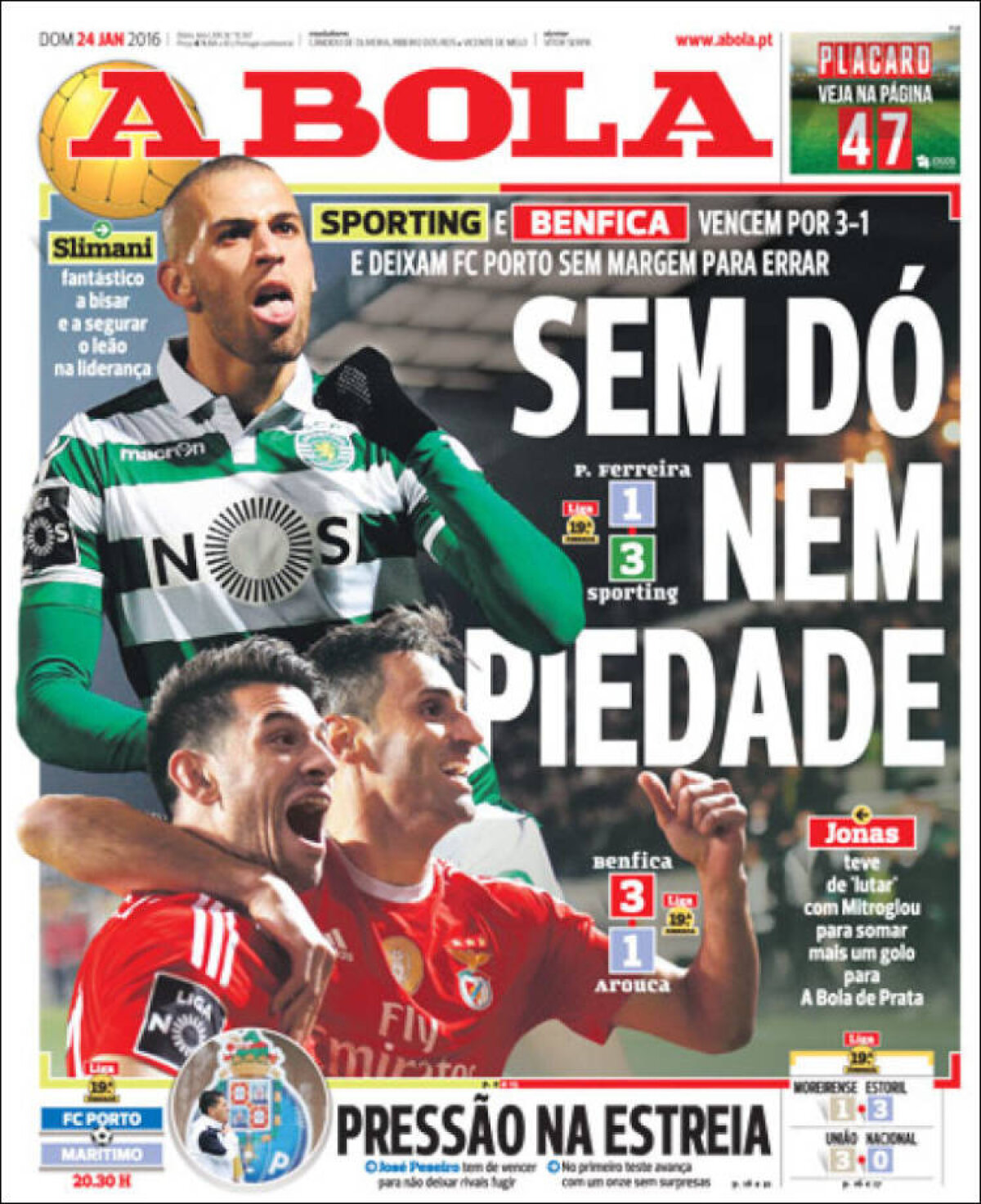 Ce scriu azi ziarele de sport din lume (24 ianuarie 2016)