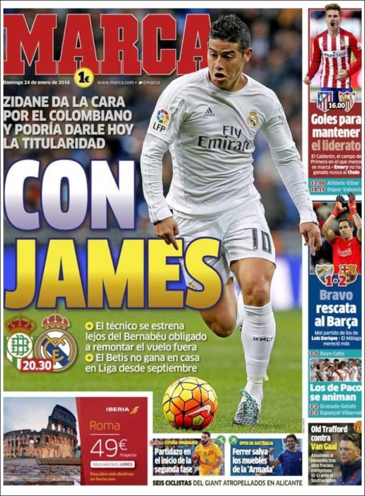 Ce scriu azi ziarele de sport din lume (24 ianuarie 2016)