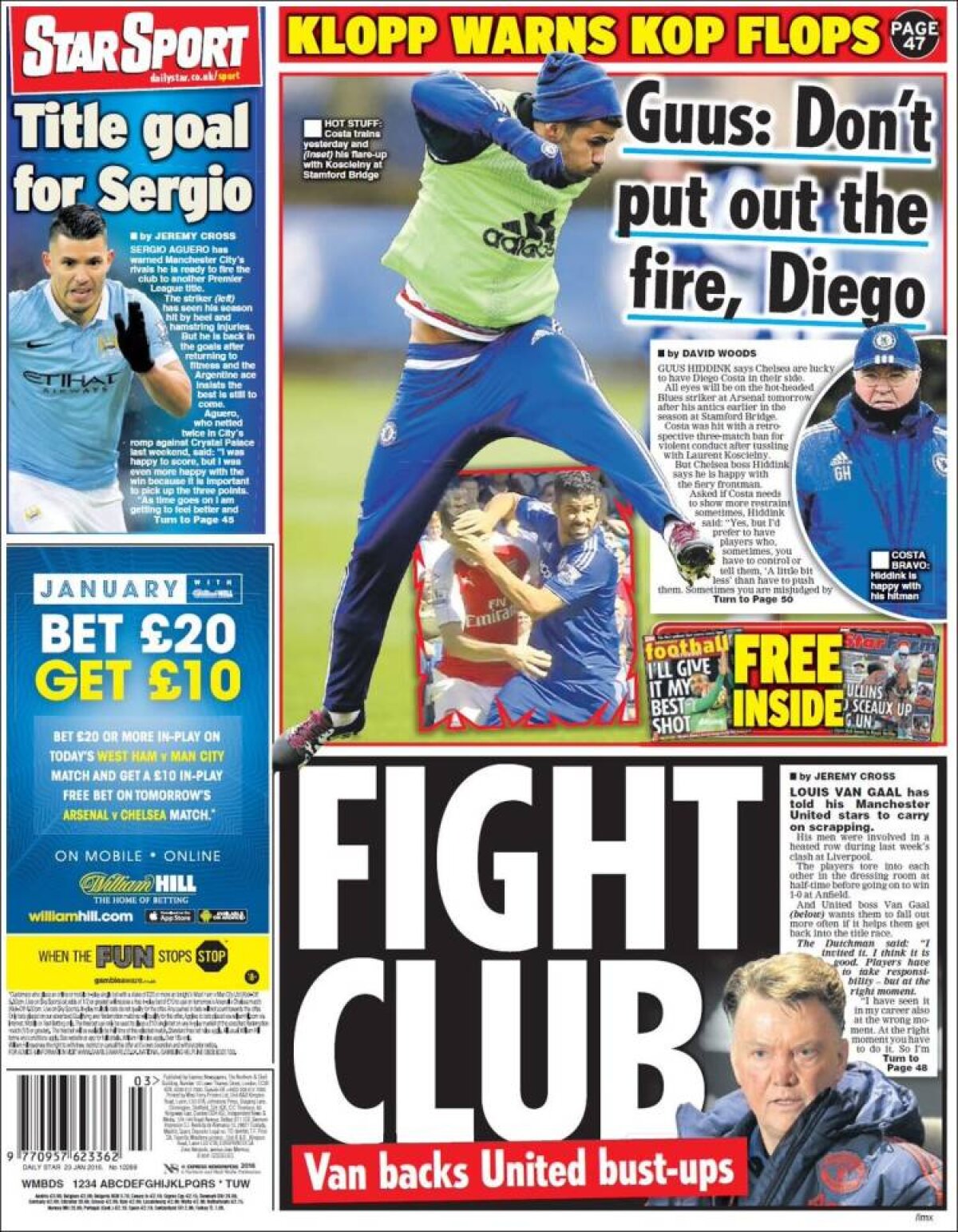 Ce scriu azi ziarele de sport din lume (24 ianuarie 2016)