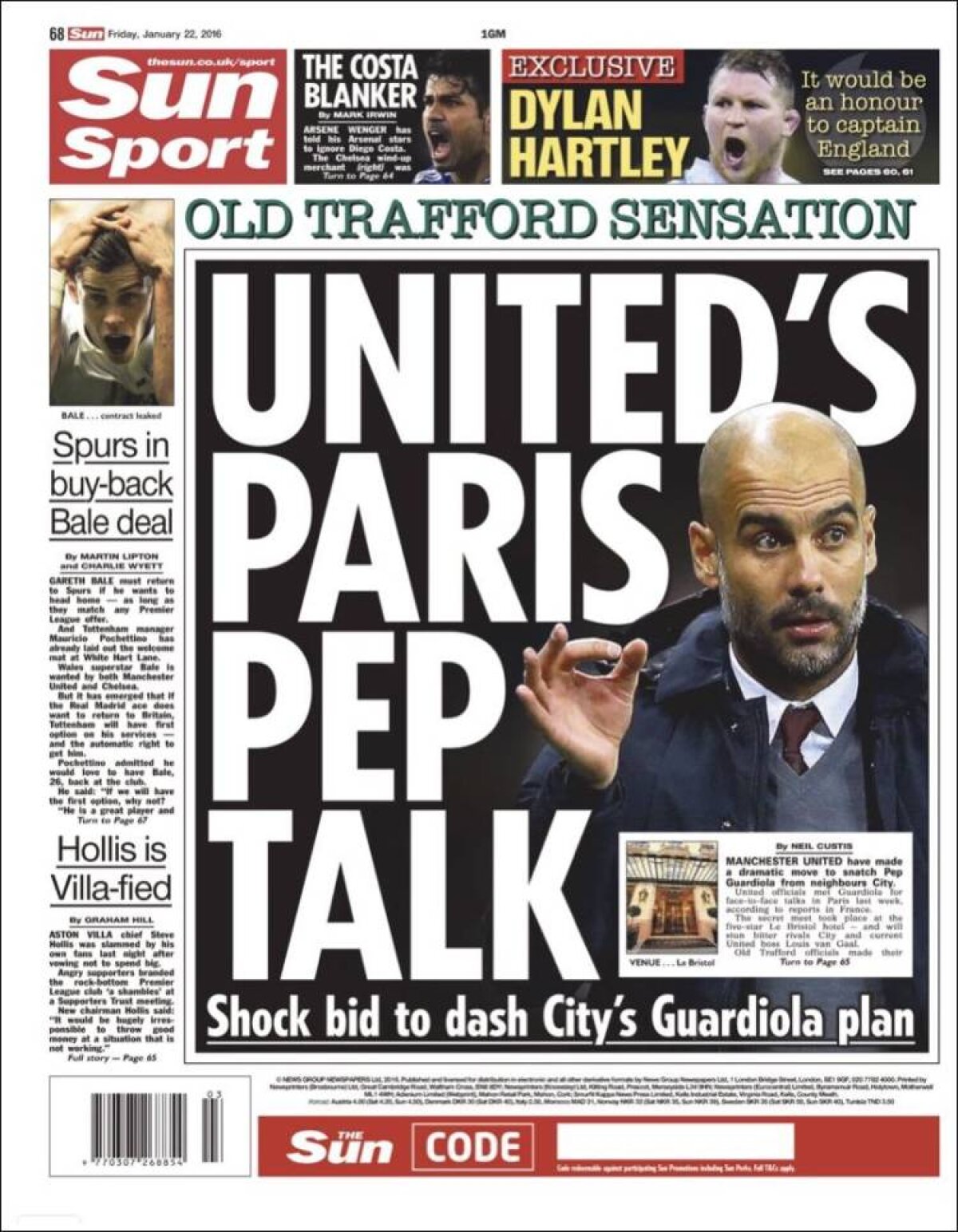 Ce scriu azi ziarele de sport din lume (24 ianuarie 2016)