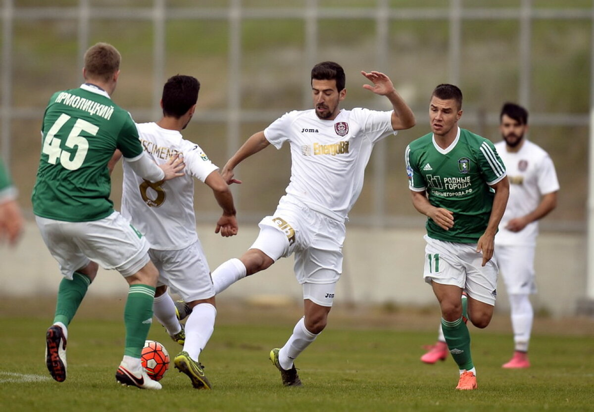 GALERIE FOTO Meci amical nebun pentru CFR Cluj! Ardelenii au cîștigat cu Tom Tomsk, scor 3-2, într-un meci în care s-au dictat 4 penalty-uri