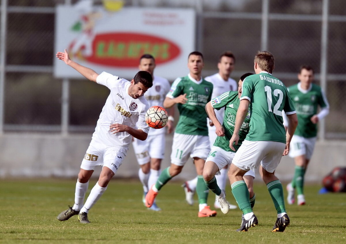 GALERIE FOTO Meci amical nebun pentru CFR Cluj! Ardelenii au cîștigat cu Tom Tomsk, scor 3-2, într-un meci în care s-au dictat 4 penalty-uri