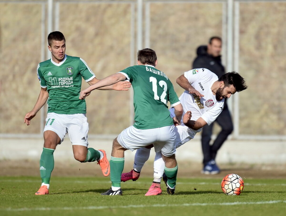 GALERIE FOTO Meci amical nebun pentru CFR Cluj! Ardelenii au cîștigat cu Tom Tomsk, scor 3-2, într-un meci în care s-au dictat 4 penalty-uri