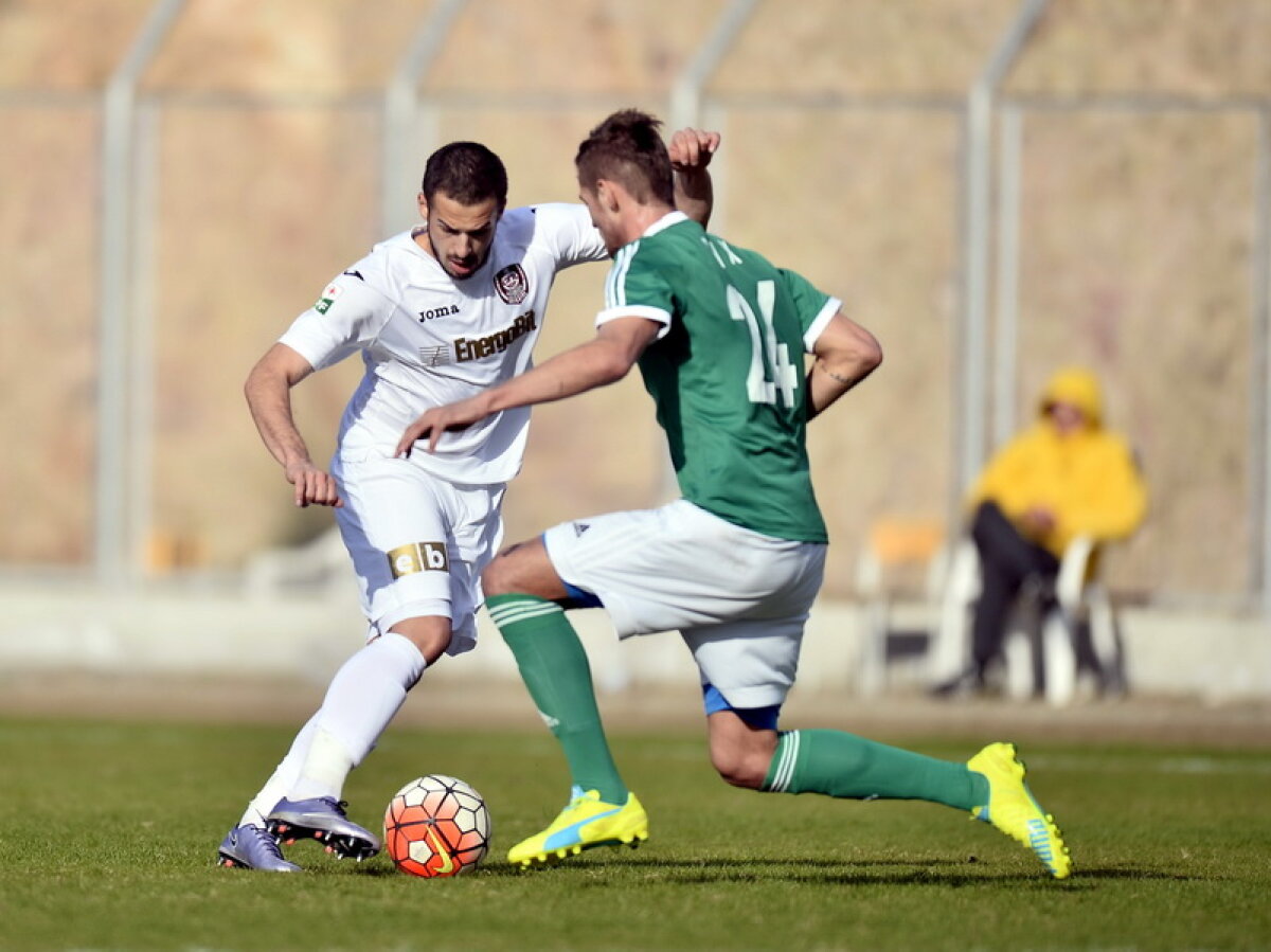 GALERIE FOTO Meci amical nebun pentru CFR Cluj! Ardelenii au cîștigat cu Tom Tomsk, scor 3-2, într-un meci în care s-au dictat 4 penalty-uri