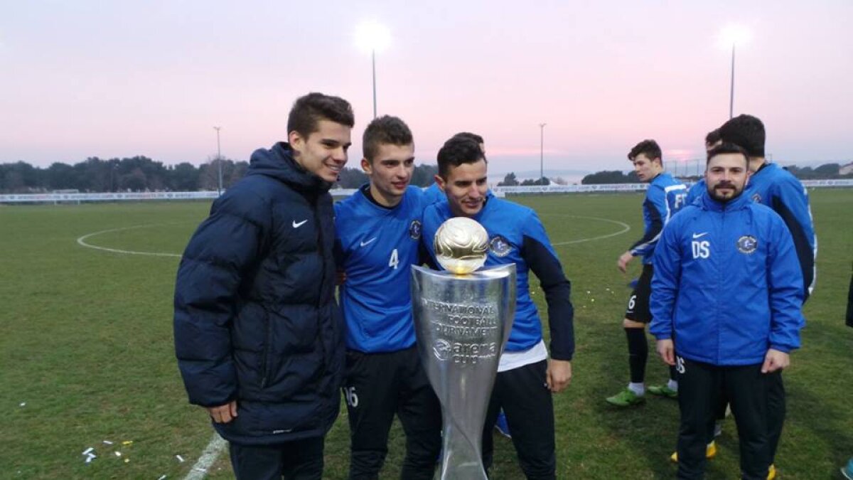 GALERIE FOTO Viitorul a cîștigat Arena Cup după ce a învins în finală Lokomotiv Zagreb, scor 2-1