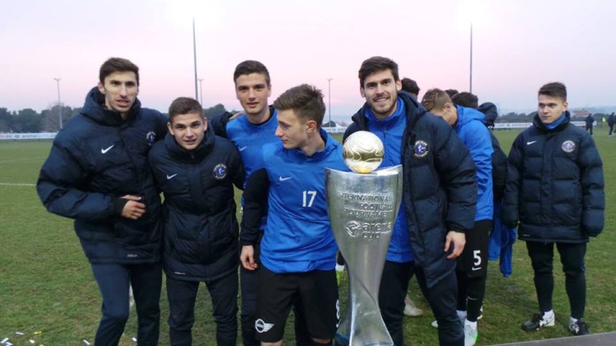 GALERIE FOTO Viitorul a cîștigat Arena Cup după ce a învins în finală Lokomotiv Zagreb, scor 2-1