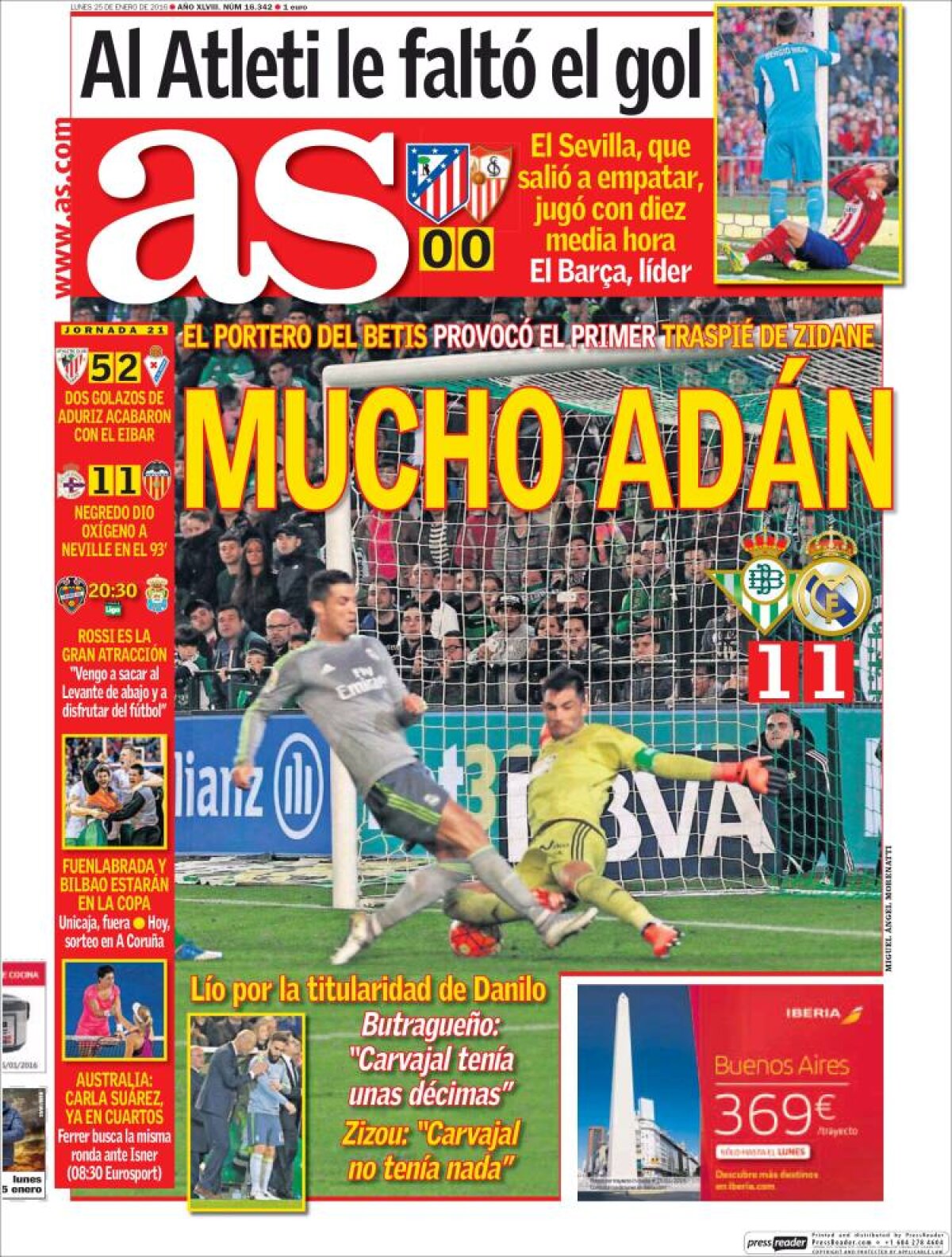 Ce scriu azi ziarele de sport din lume (25 ianuarie 2016)