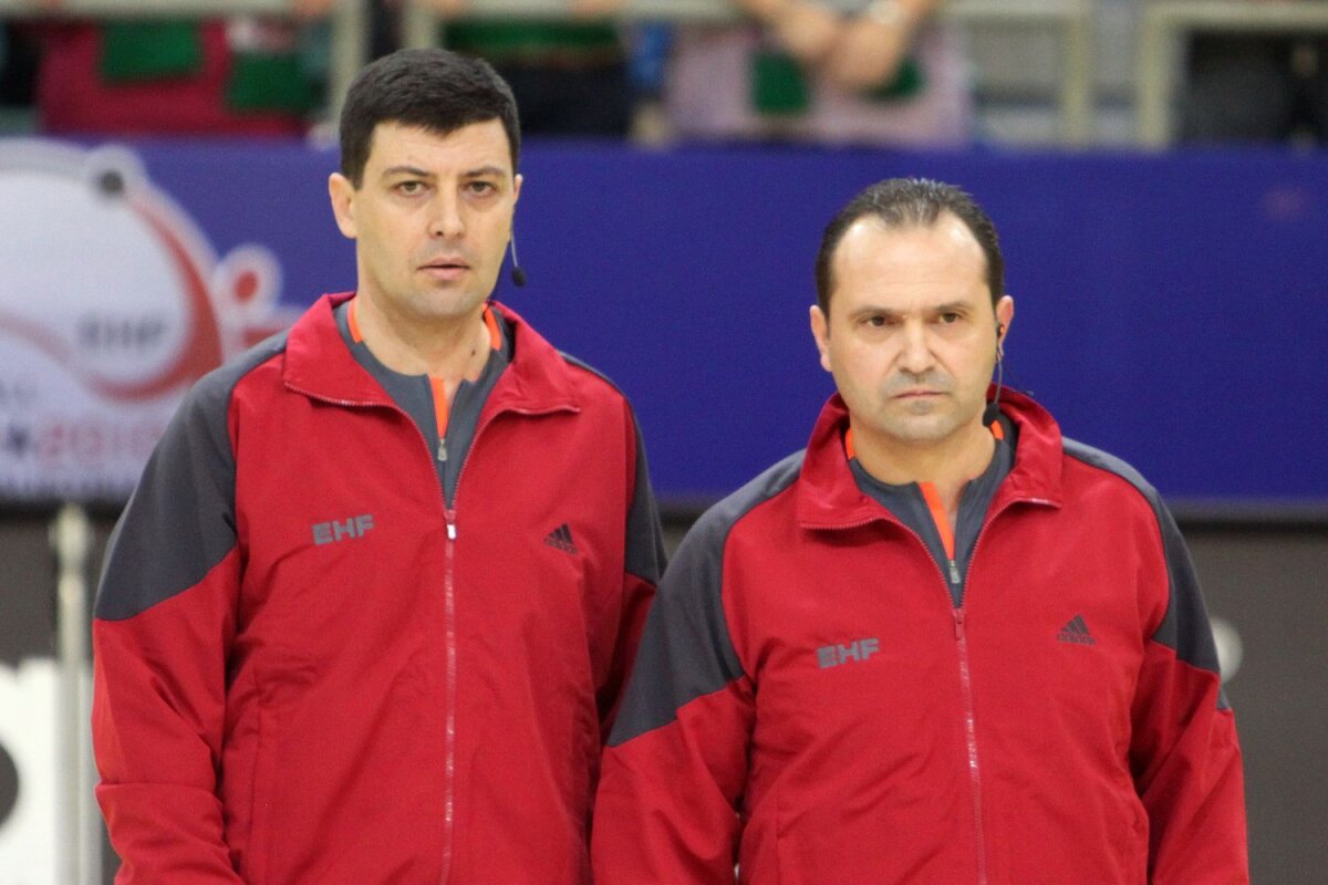 Meciul cu un arbitru! Caz inedit la handbal: Costel Din a arbitrat singur o partidă din Liga Națională