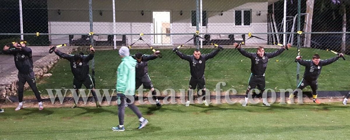 FOTO Reghe a început numărătoarea inversă pentru amicalul cu Ujpest » Steaua a făcut azi primele antrenamente de la revenirea în Turcia