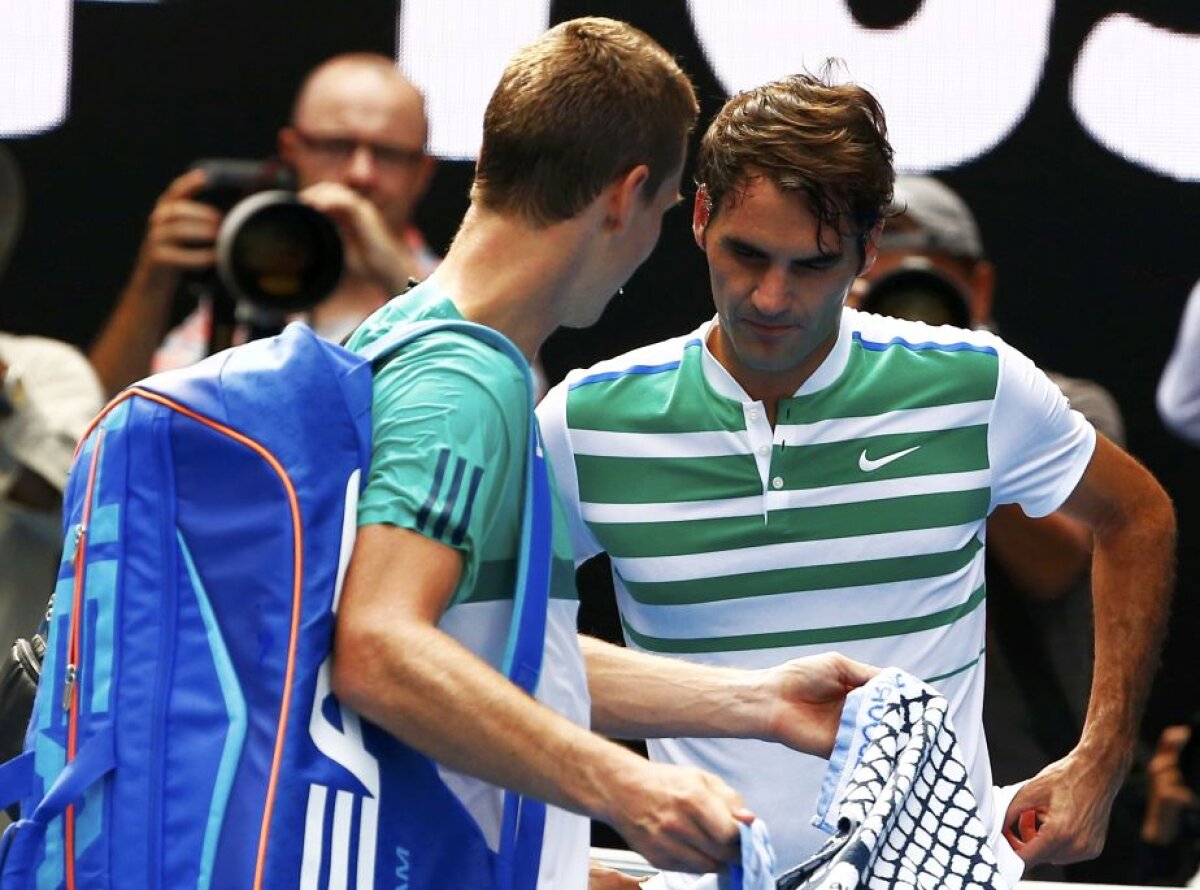GALERIE FOTO Roger Federer s-a calificat autoritar în semifinale la Australian Open și bifează cîteva recorduri ULUITOARE