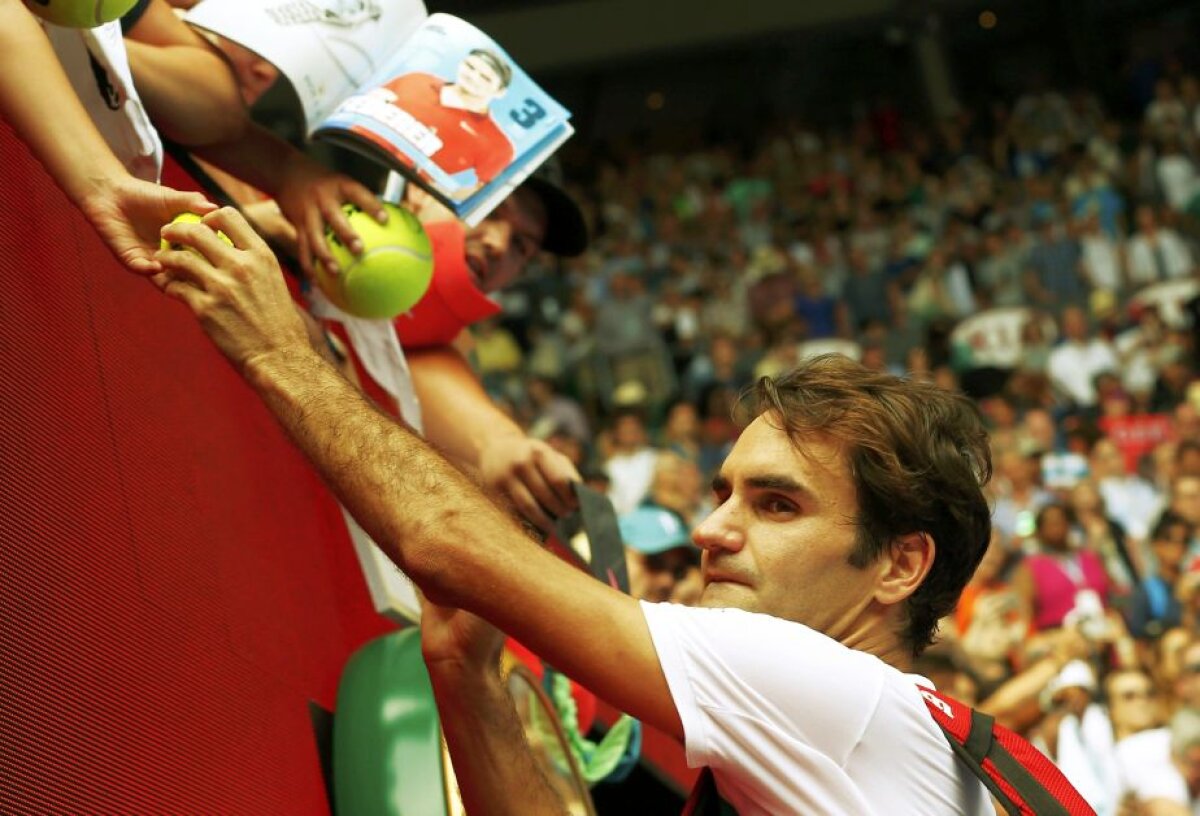 GALERIE FOTO Roger Federer s-a calificat autoritar în semifinale la Australian Open și bifează cîteva recorduri ULUITOARE