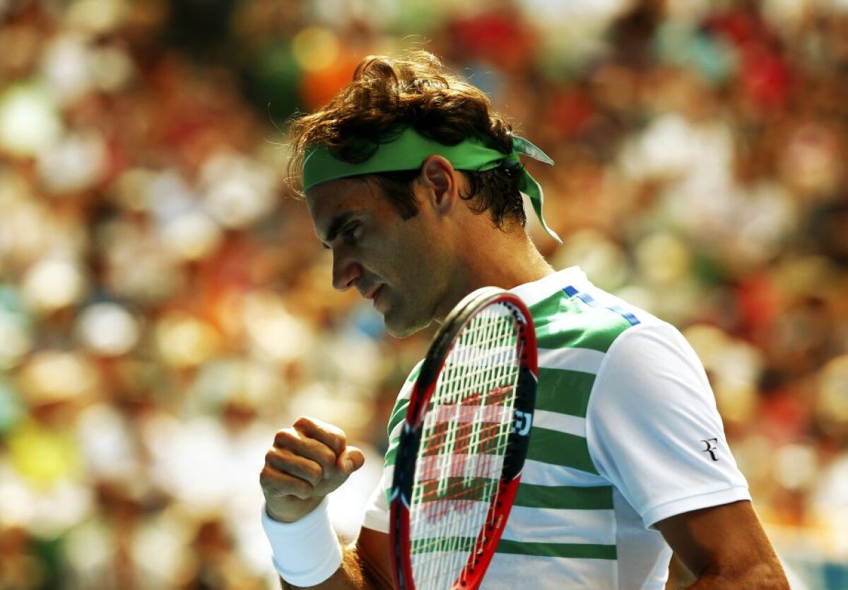 GALERIE FOTO Roger Federer s-a calificat autoritar în semifinale la Australian Open și bifează cîteva recorduri ULUITOARE