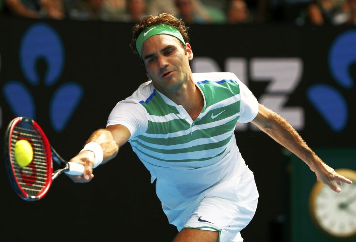 GALERIE FOTO Roger Federer s-a calificat autoritar în semifinale la Australian Open și bifează cîteva recorduri ULUITOARE