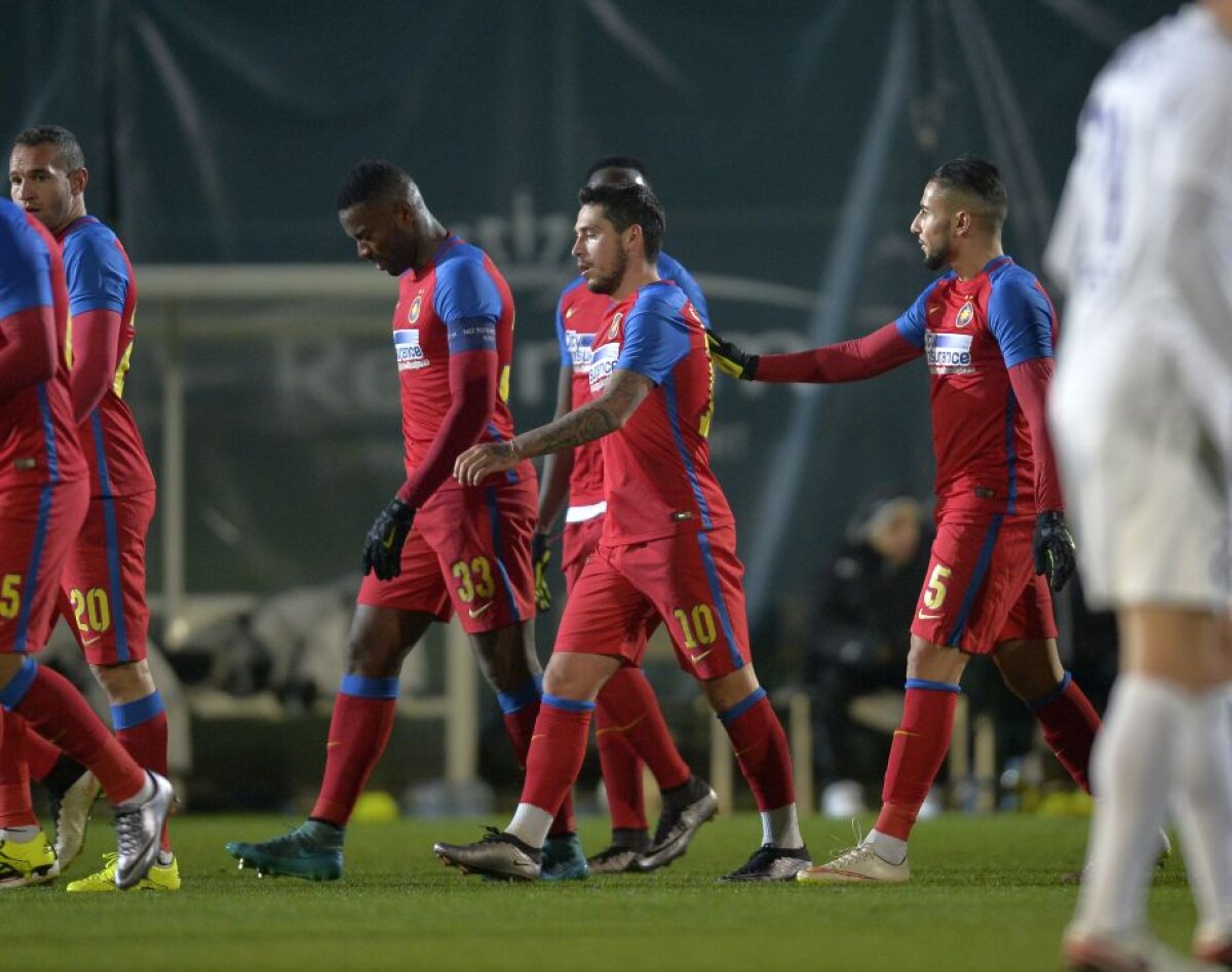 GALERIE FOTO Nervi la Steaua! Stanciu s-a certat cu Hamroun! A fost calmat cu greu de colegi