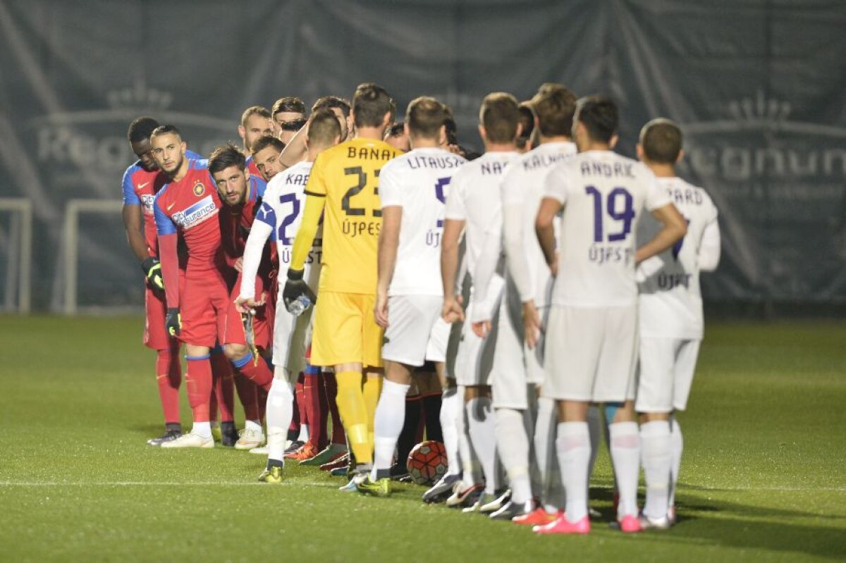 VIDEO + FOTO Steliștii încep să-și arate colții! Victorie în cel de-al doilea amical, scor 2-0 cu Ujpest