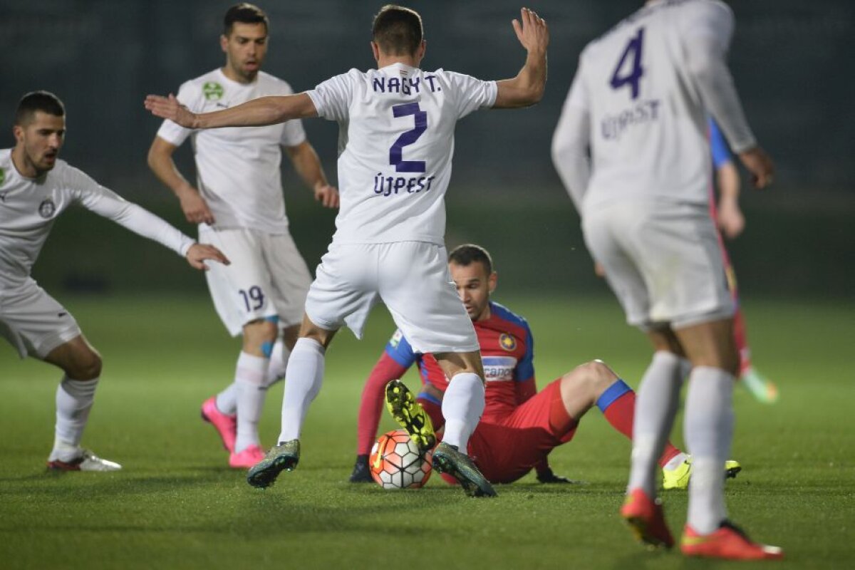 VIDEO + FOTO Steliștii încep să-și arate colții! Victorie în cel de-al doilea amical, scor 2-0 cu Ujpest