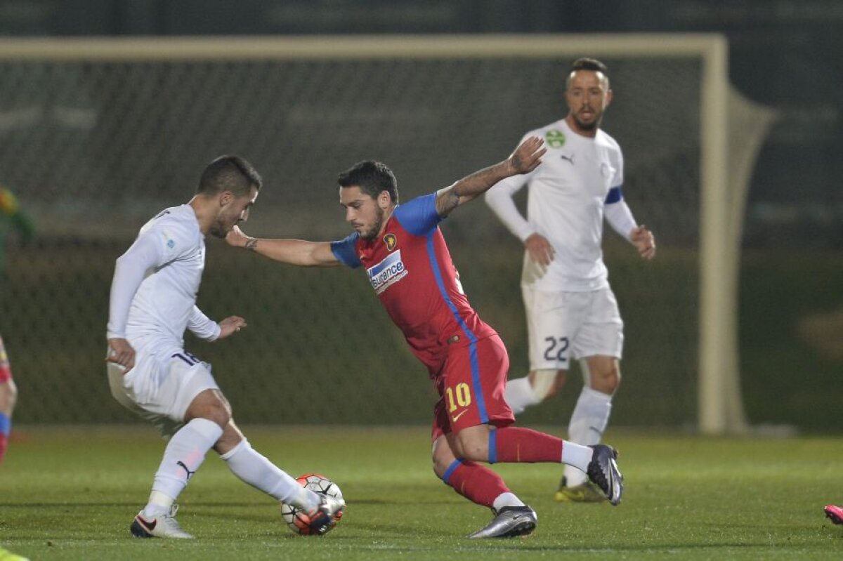 VIDEO + FOTO Steliștii încep să-și arate colții! Victorie în cel de-al doilea amical, scor 2-0 cu Ujpest