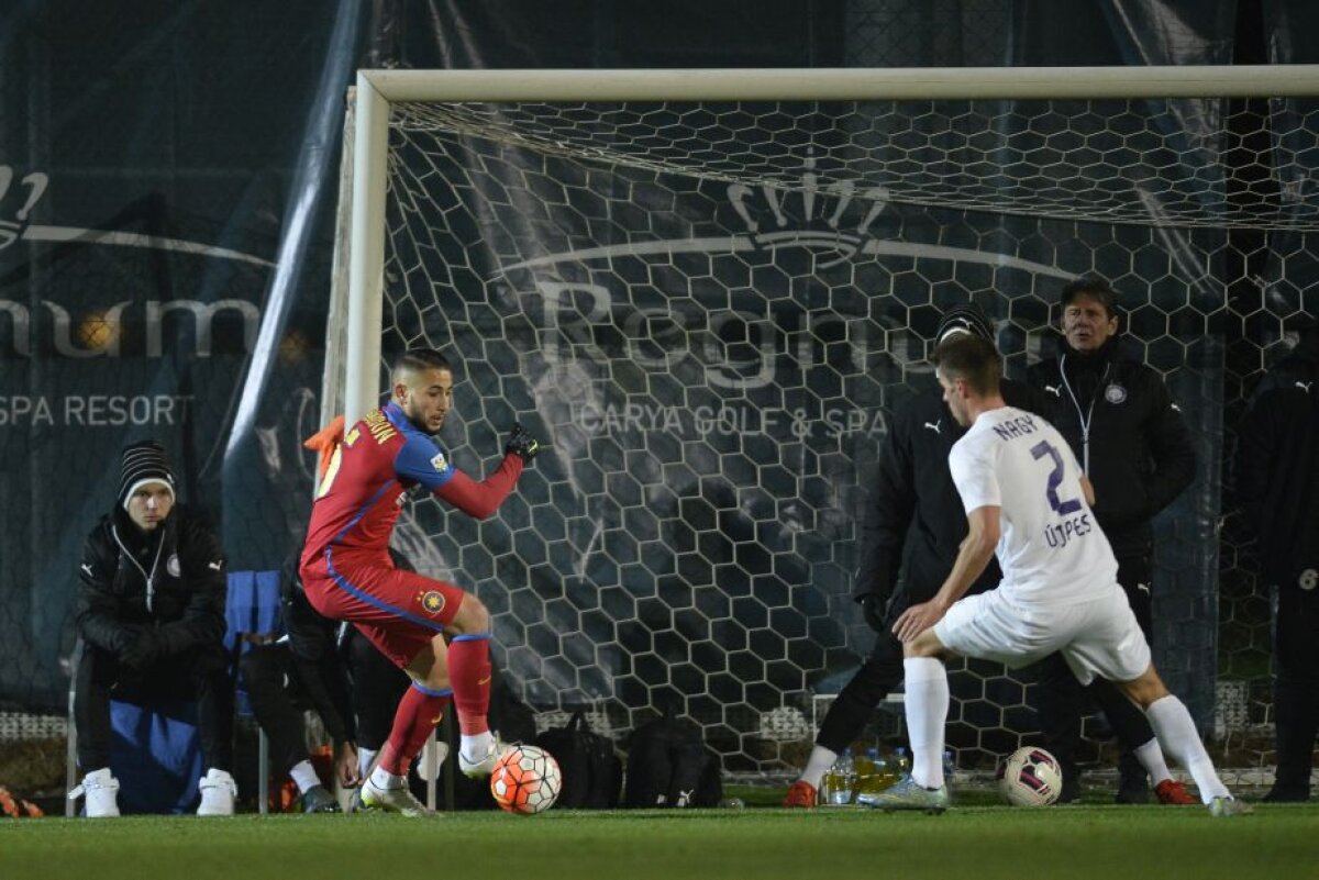 VIDEO + FOTO Steliștii încep să-și arate colții! Victorie în cel de-al doilea amical, scor 2-0 cu Ujpest